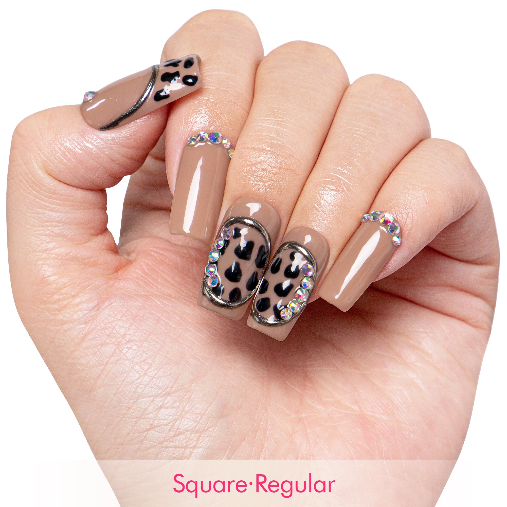 Bow Down Handmade Nails H641