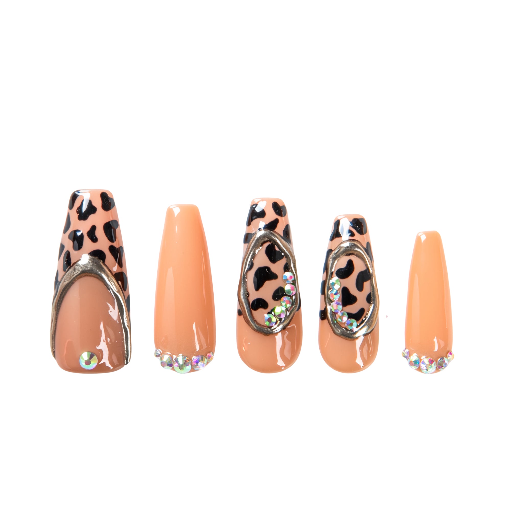 Bow Down Handmade Nails H641