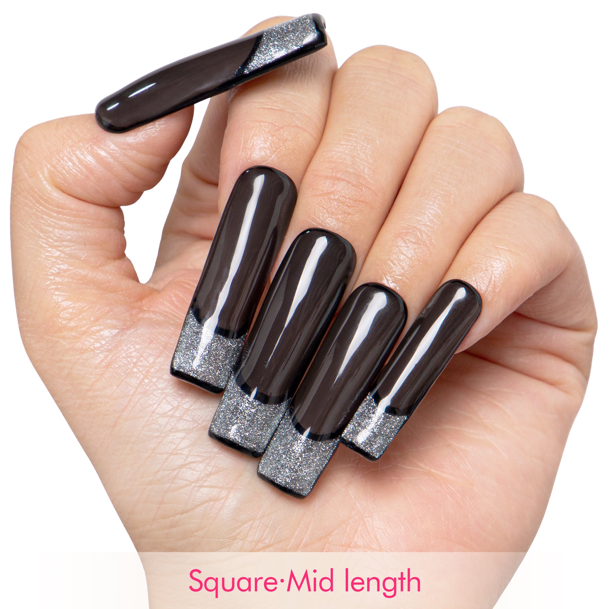 Obsidian Affair Handmade Nails H642