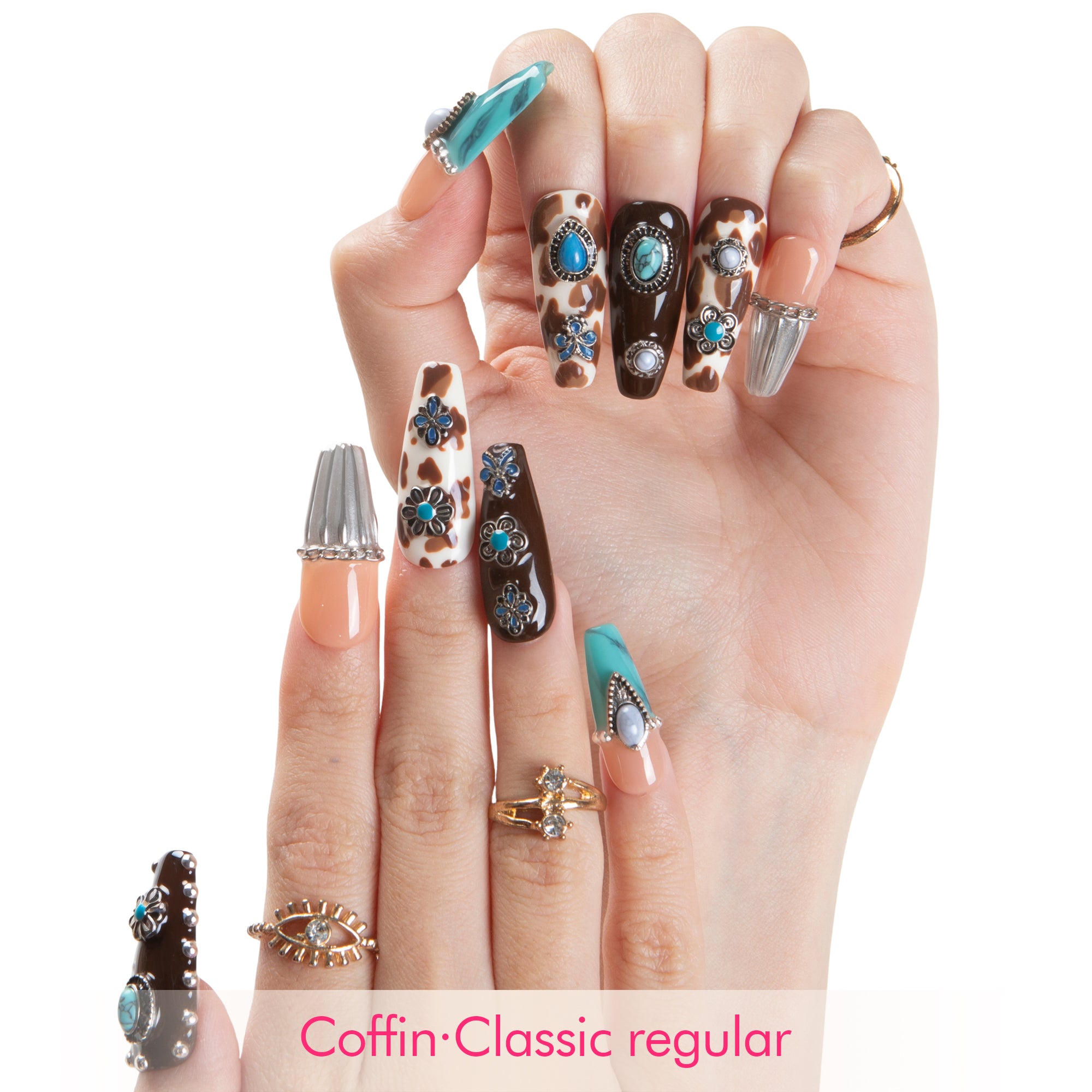 Cowgirl's Dream Handmade Nails H644