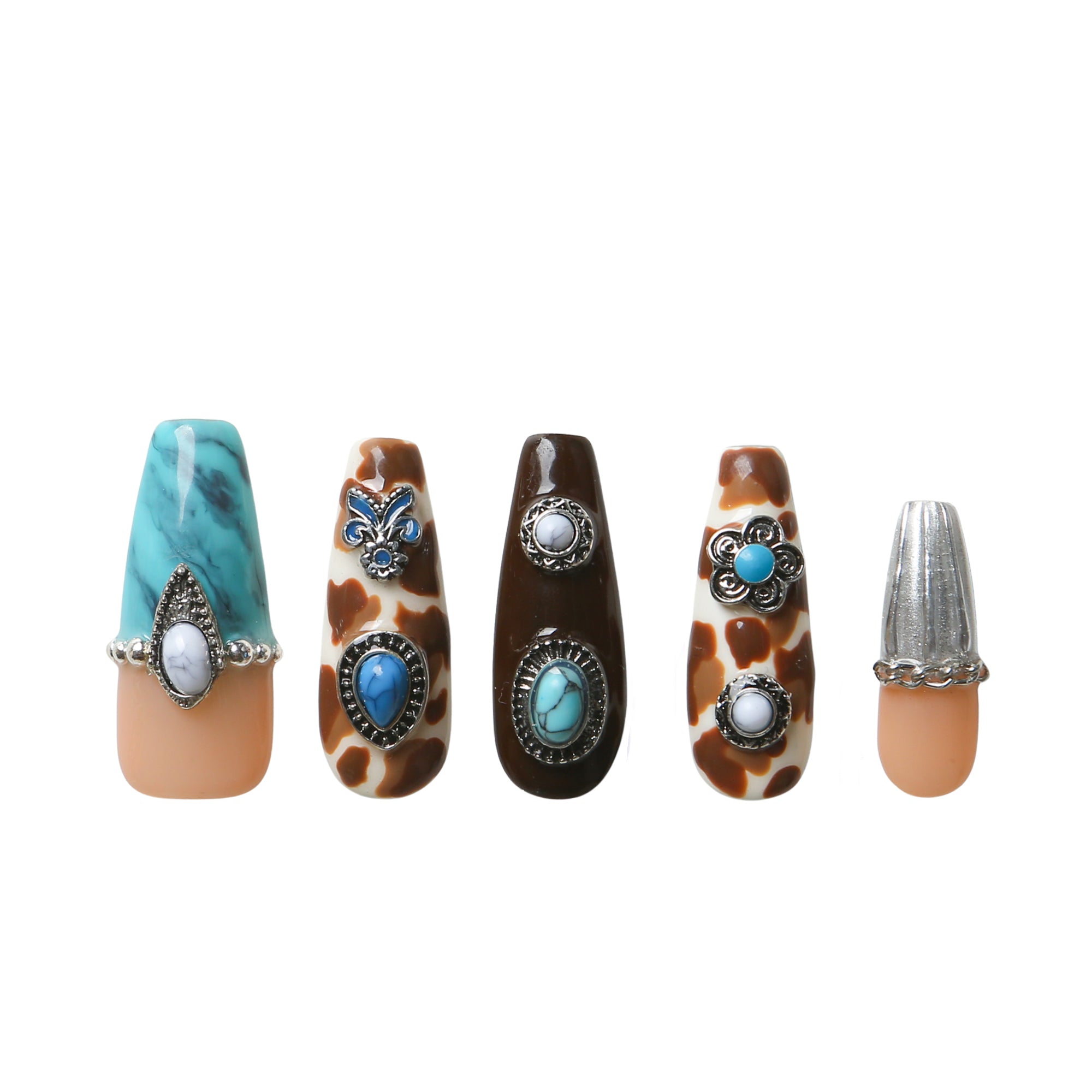 Cowgirl's Dream Handmade Nails H644