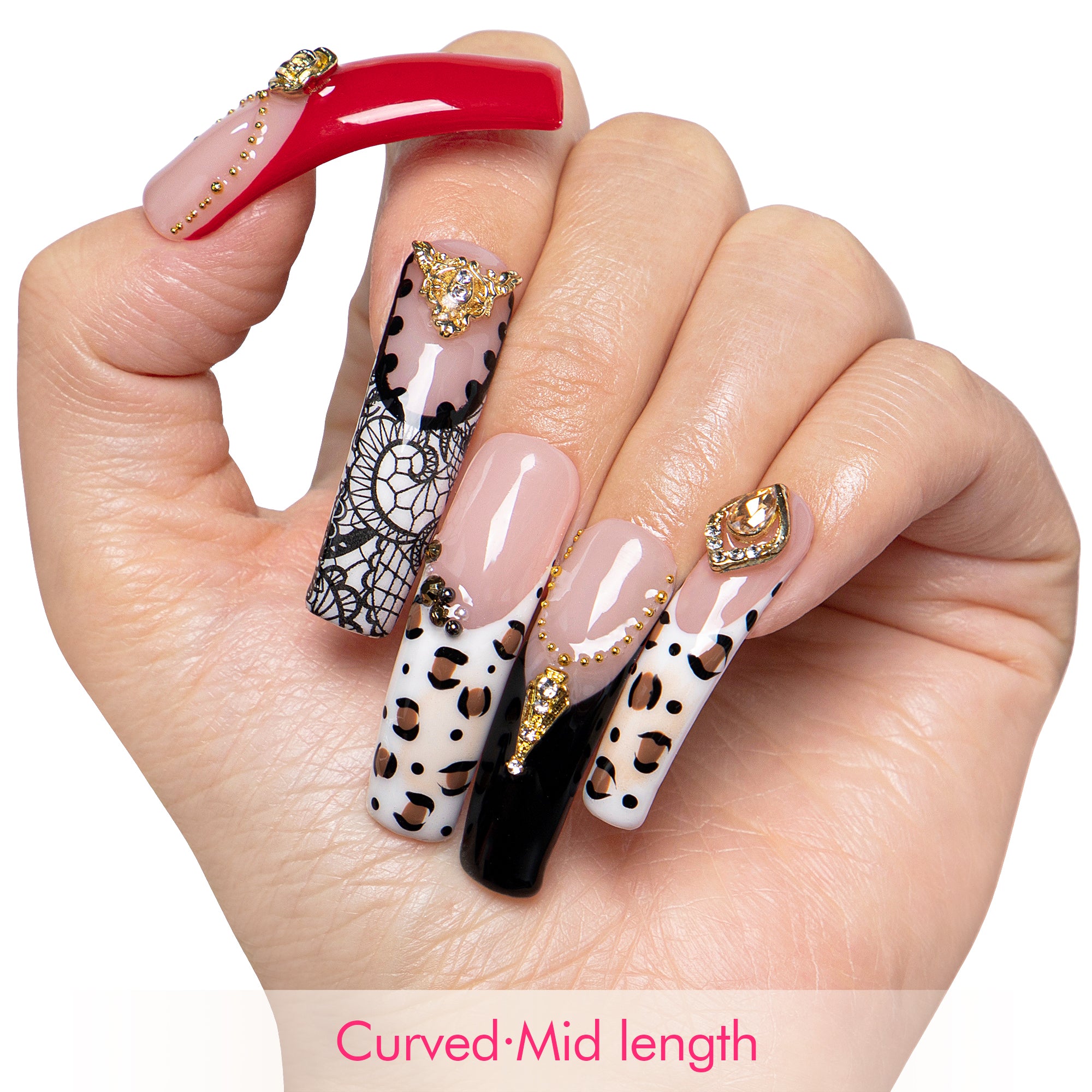 Forbidden Glam Handmade Nails H646