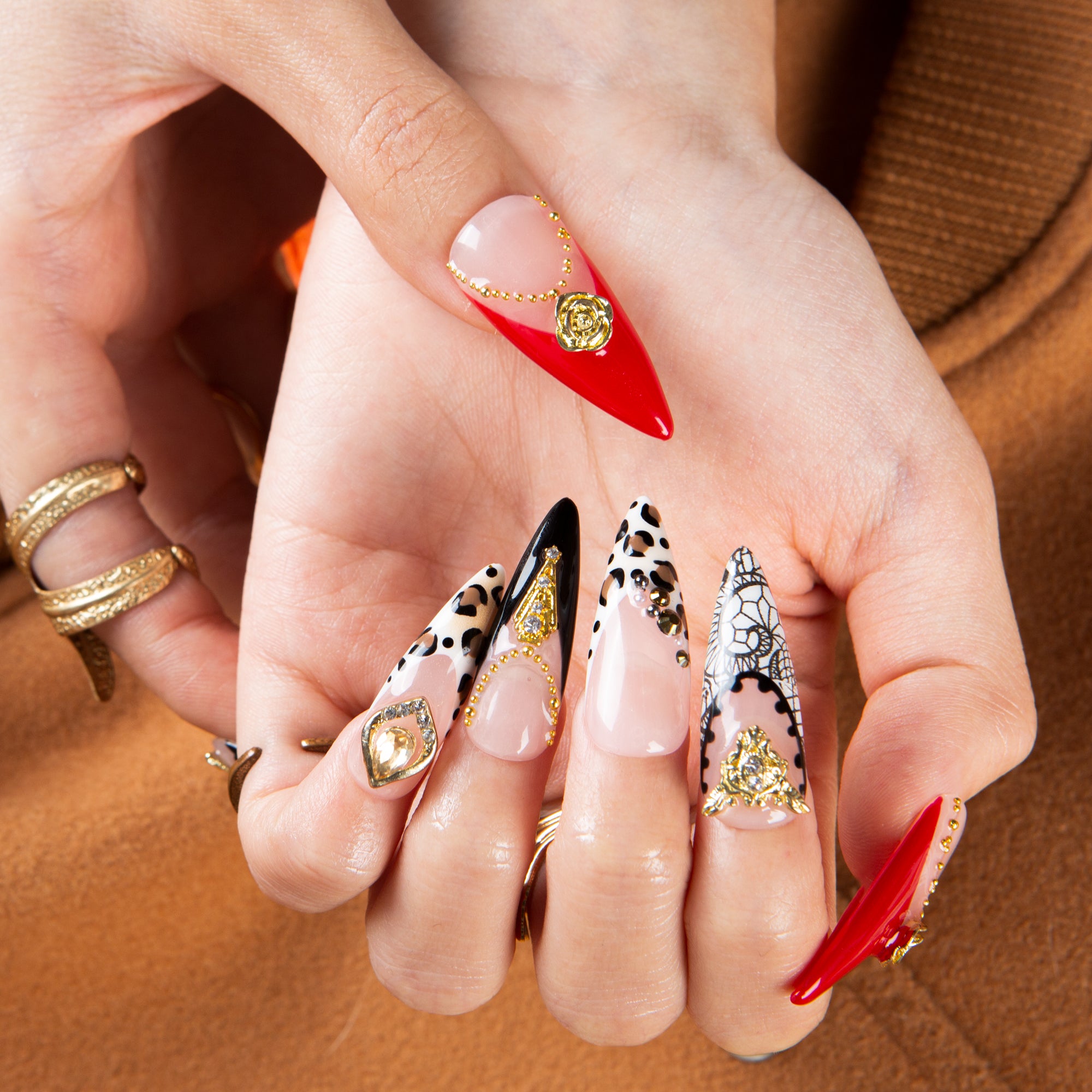 Forbidden Glam Handmade Nails H646