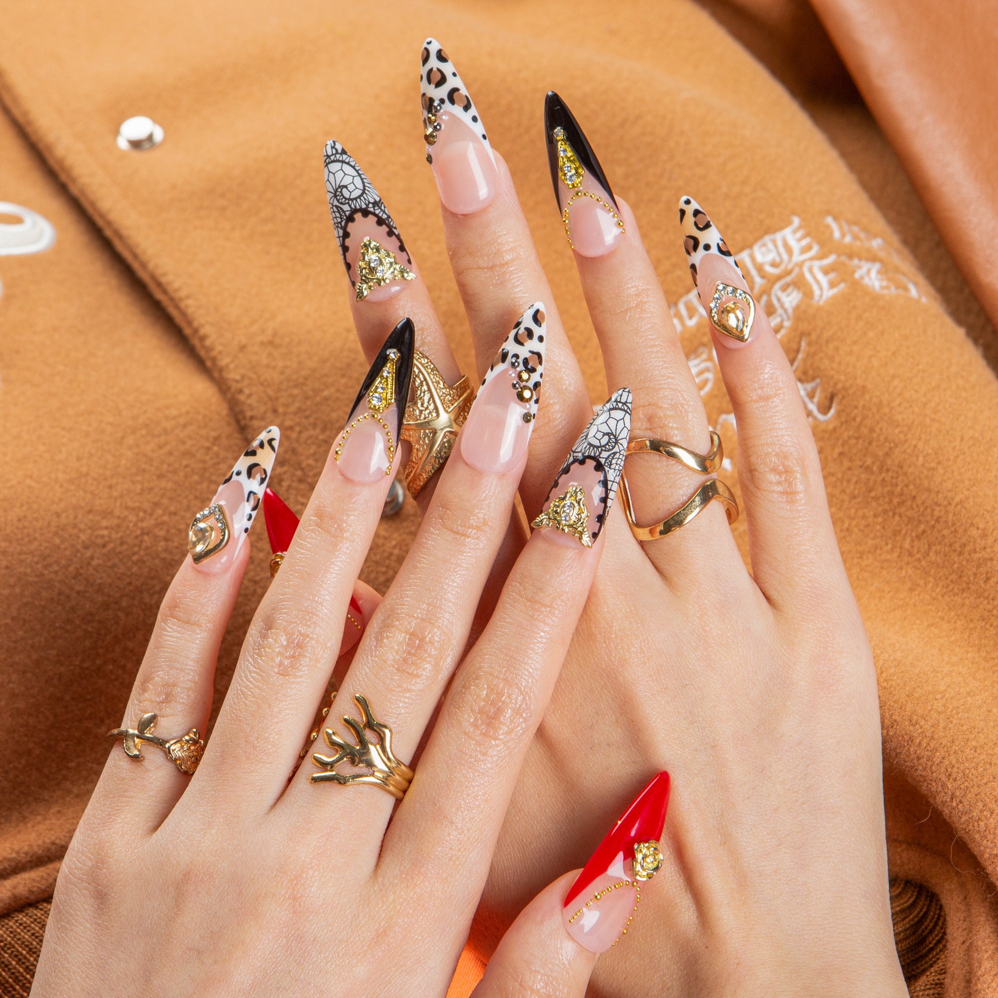 Forbidden Glam Handmade Nails H646
