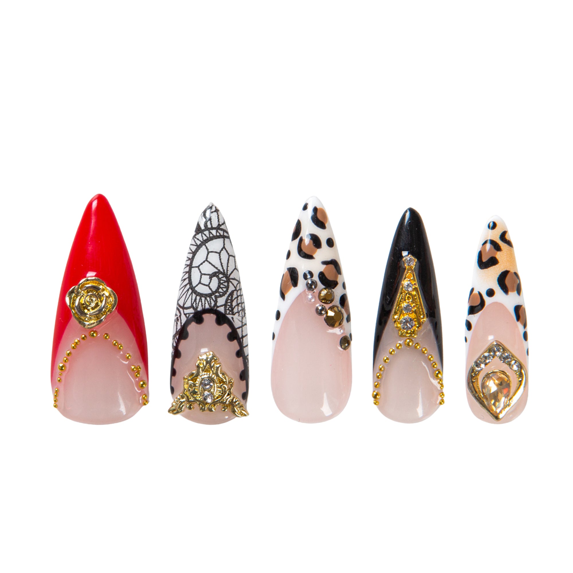Forbidden Glam Handmade Nails H646