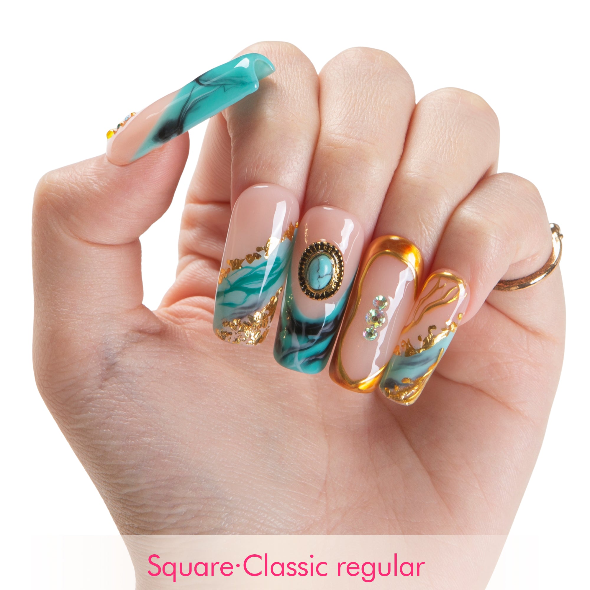 Shadow Play Handmade Nails H649