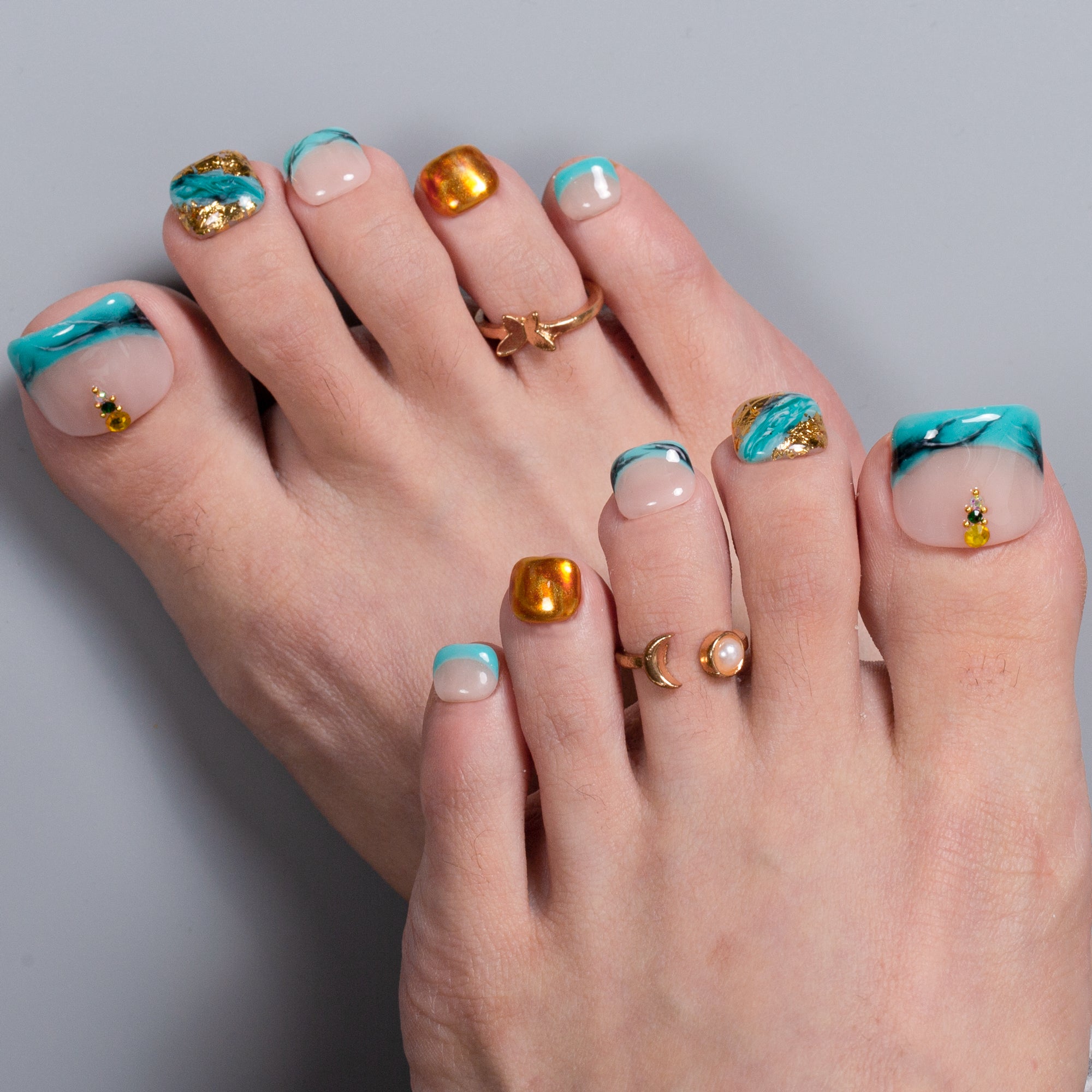 Shadow Play T649 Toe Nails - 20Pcs Free Size