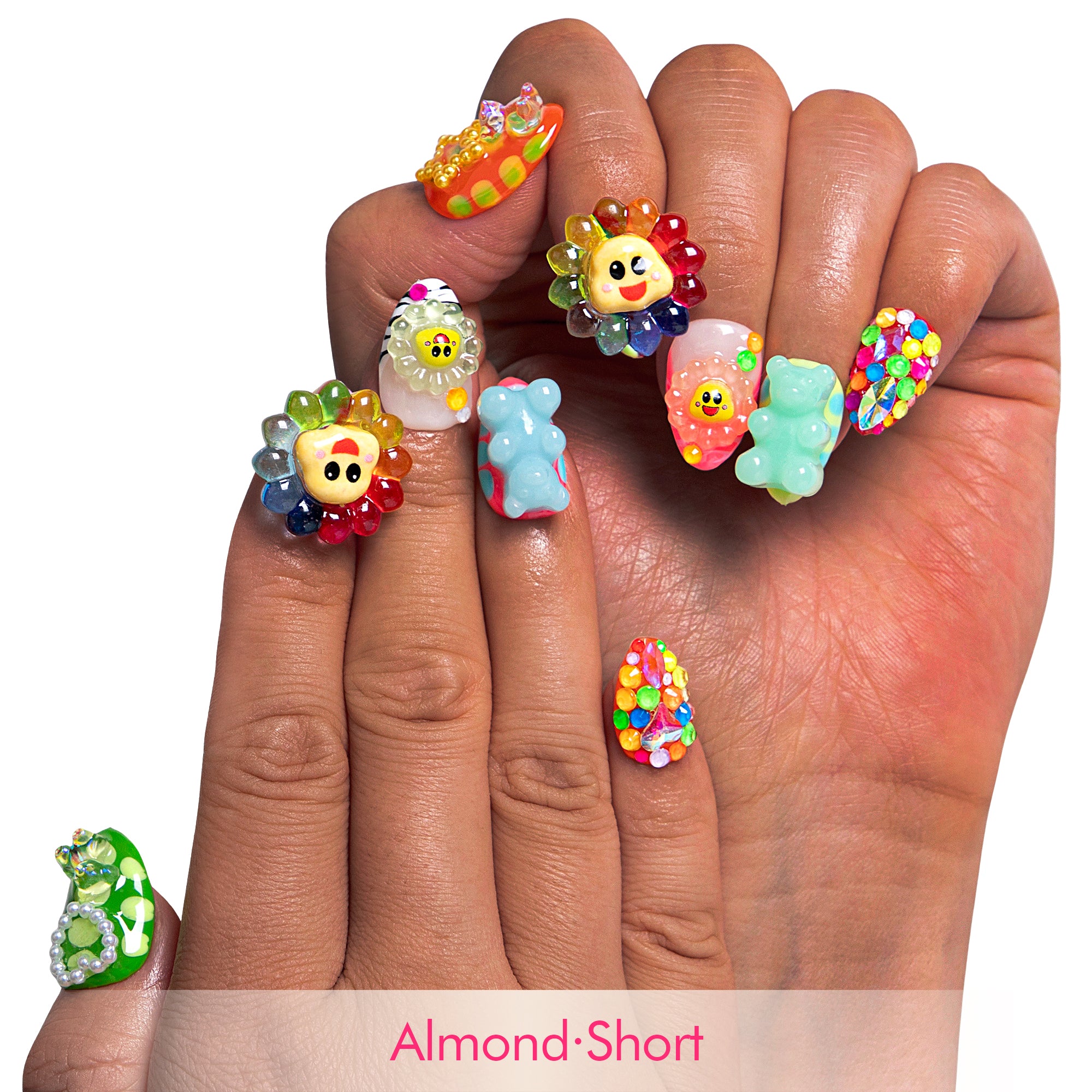Lovkashi Flower Handmade Nails H65