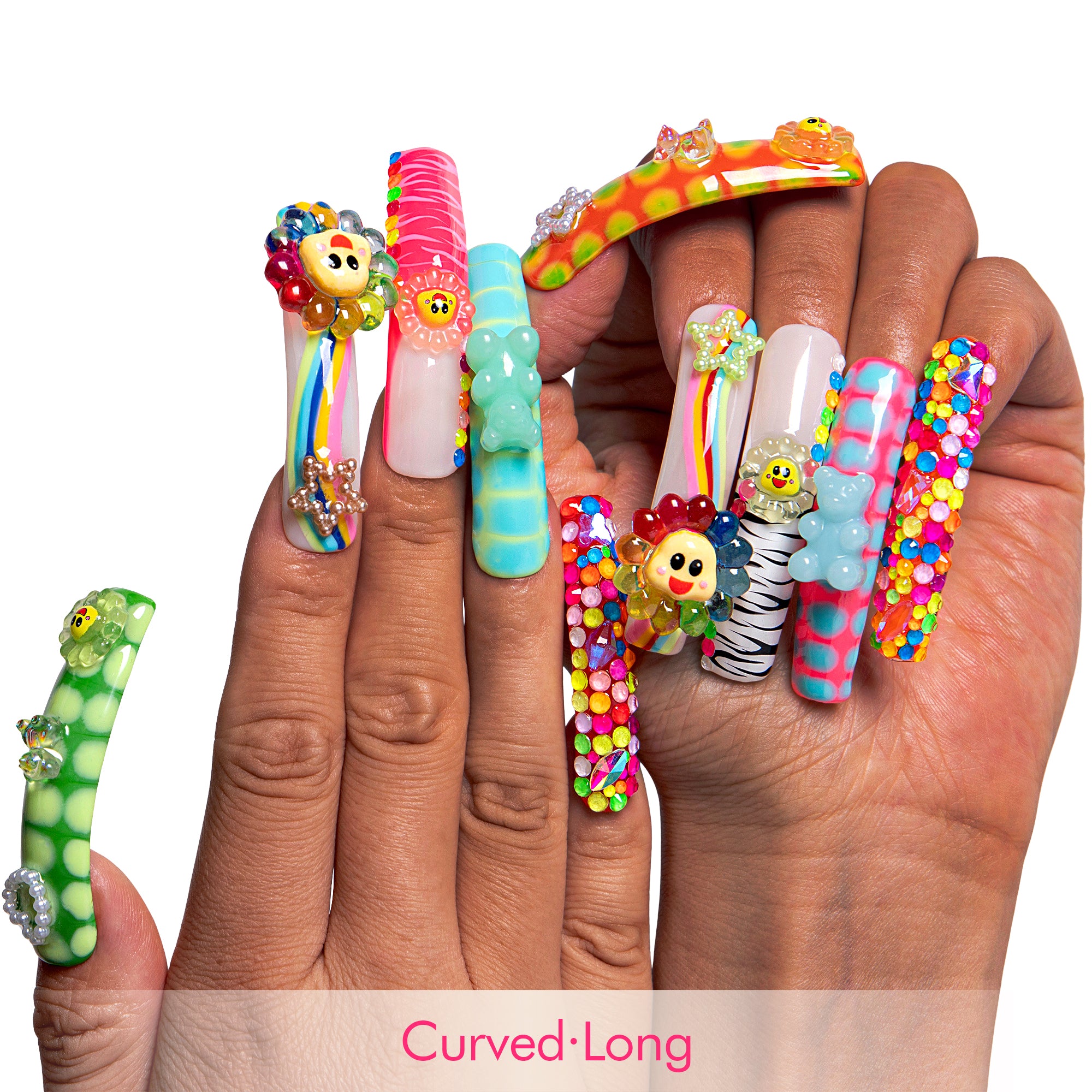 Lovkashi Flower Handmade Nails H65