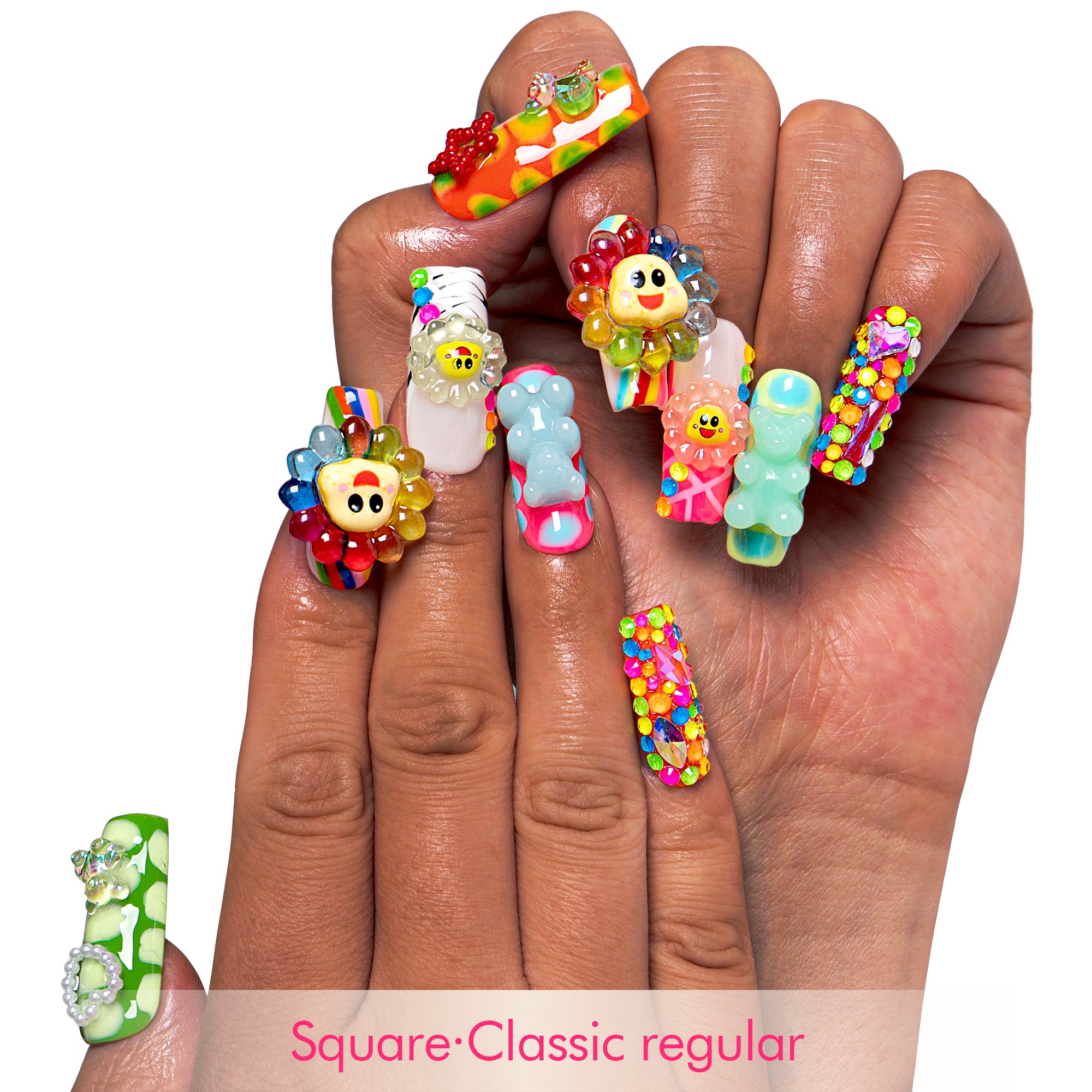 Lovkashi Flower Handmade Nails H65