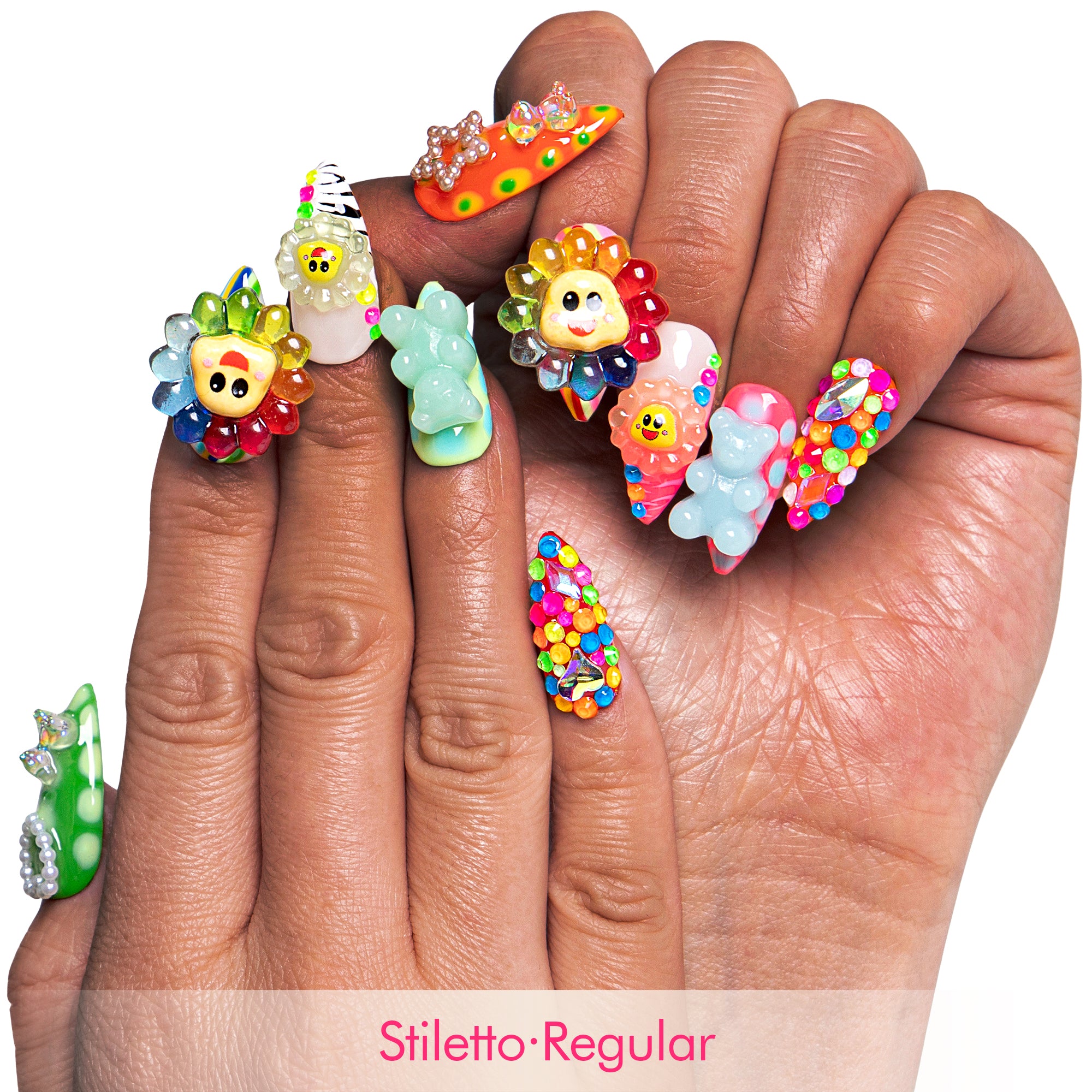 Lovkashi Flower Handmade Nails H65