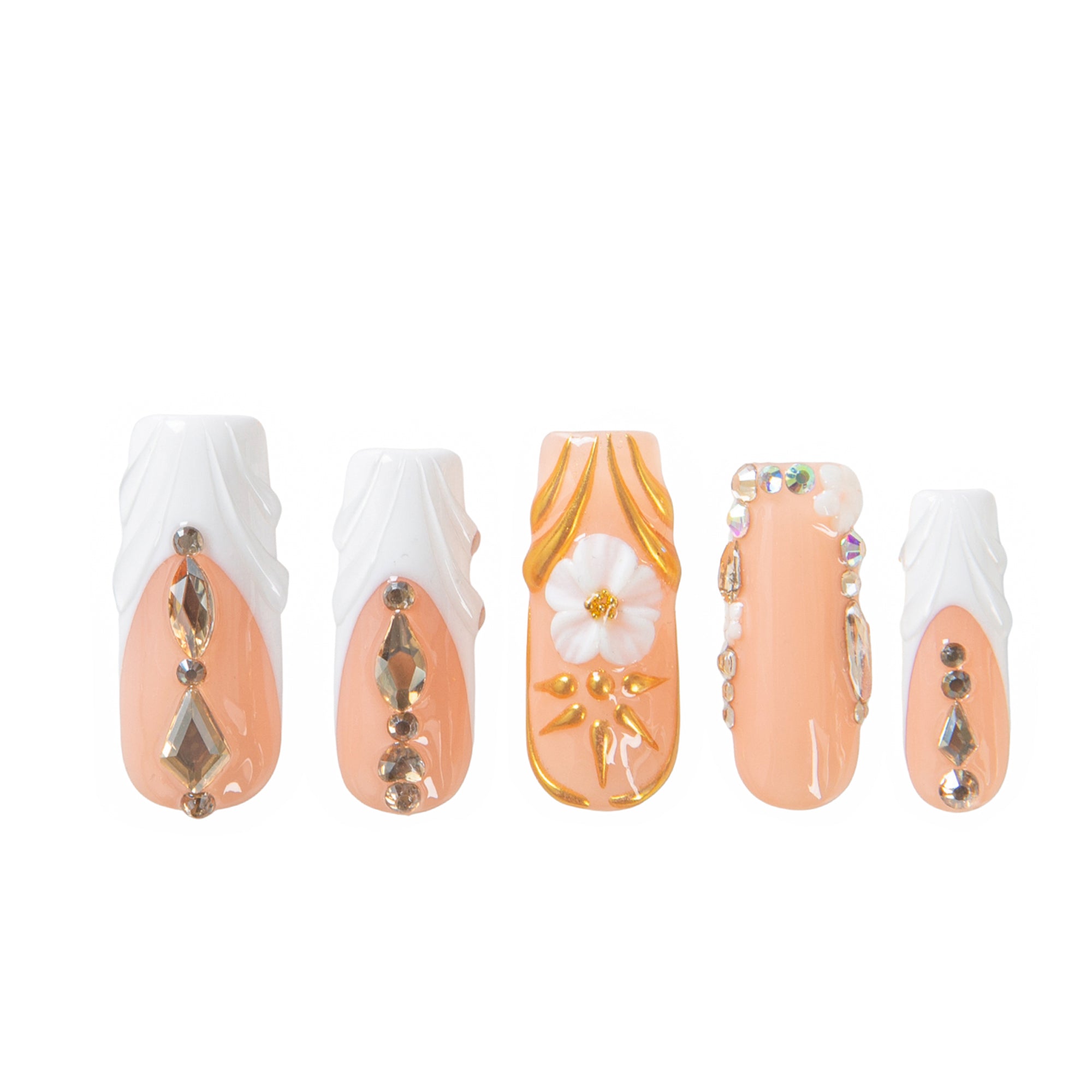 Elegant Love Handmade Nails H653