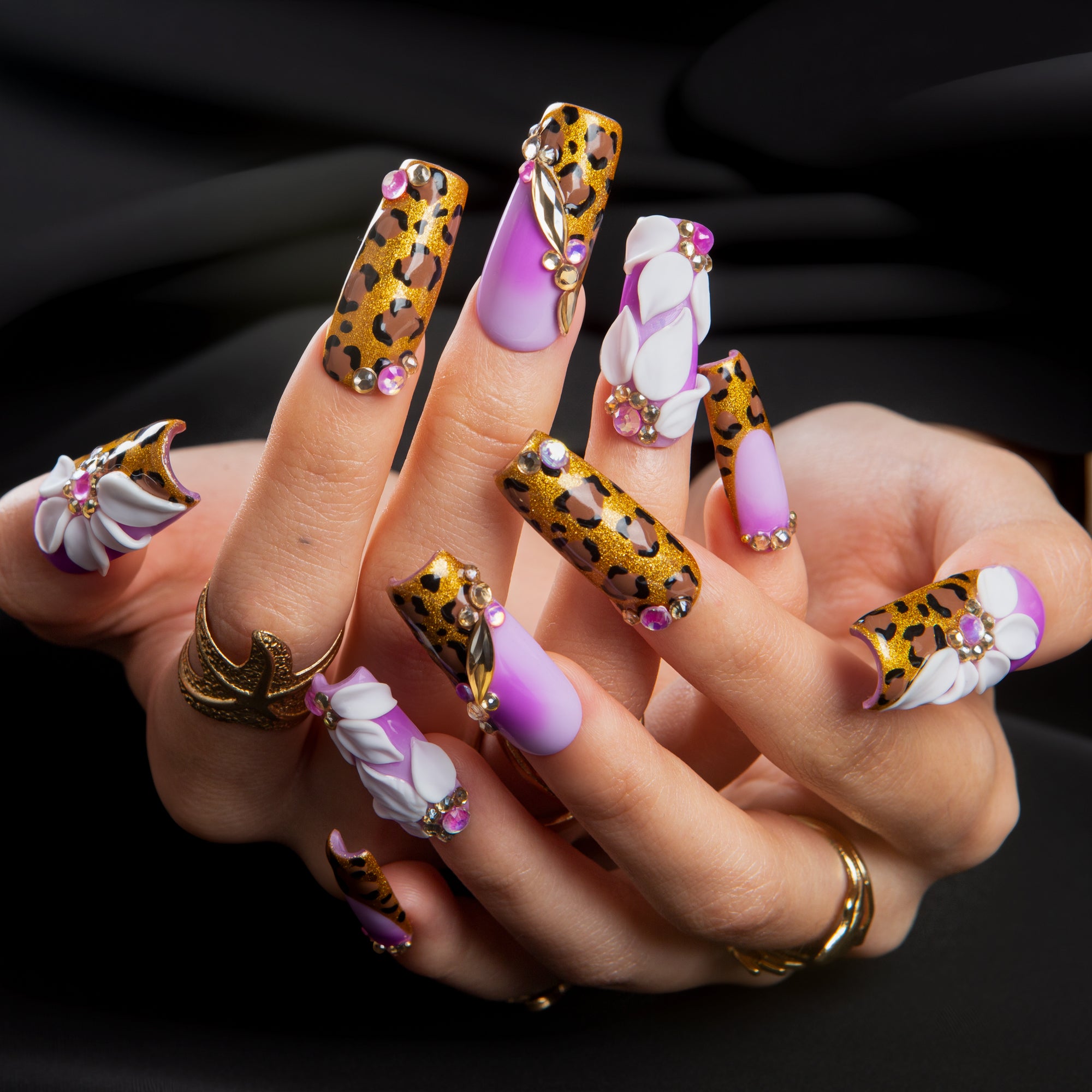 Graceful Diva Handmade Nails H658