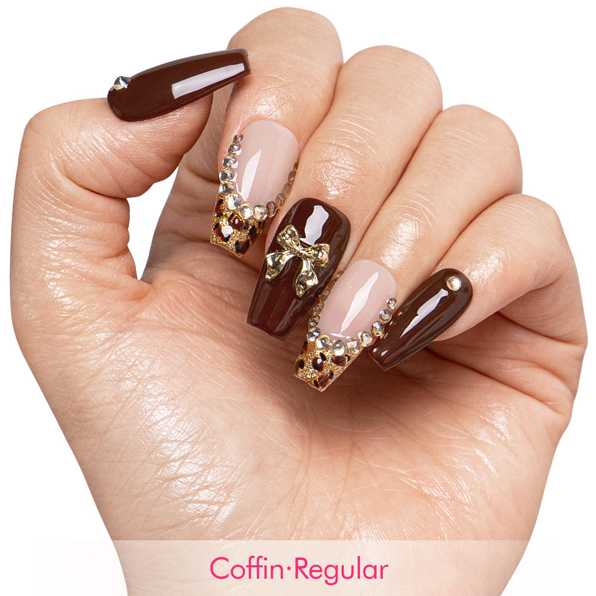 Choco Allure Handmade Nails H659