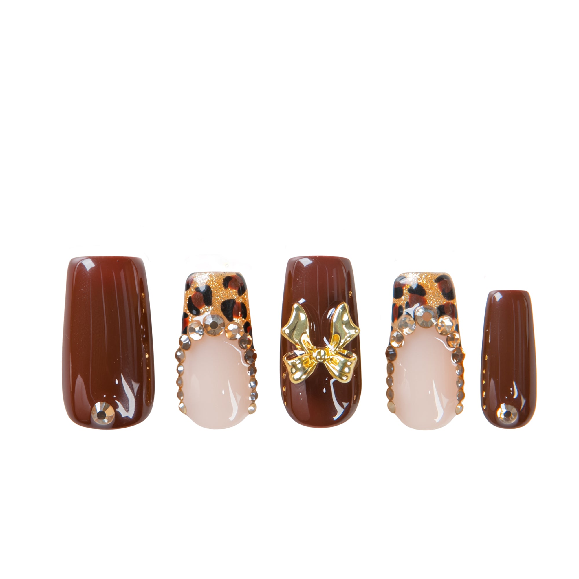 Choco Allure Handmade Nails H659