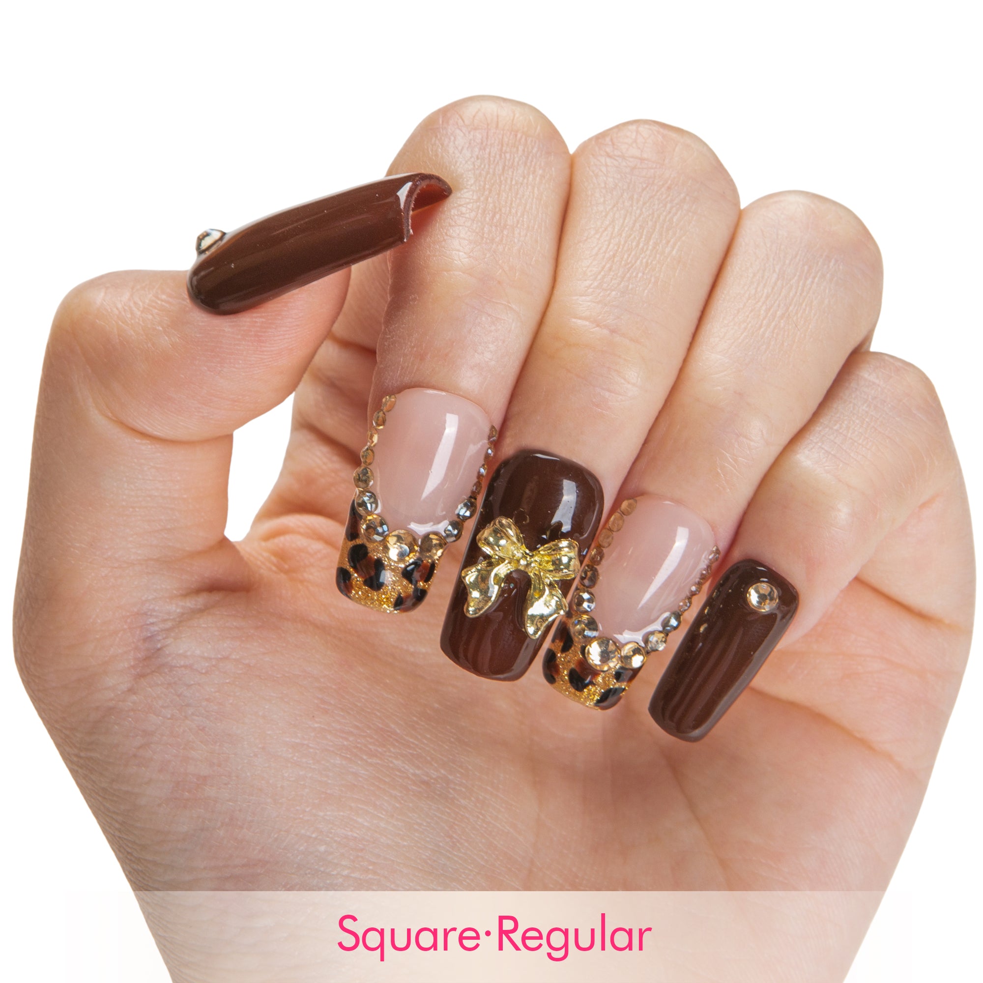Choco Allure Handmade Nails H659