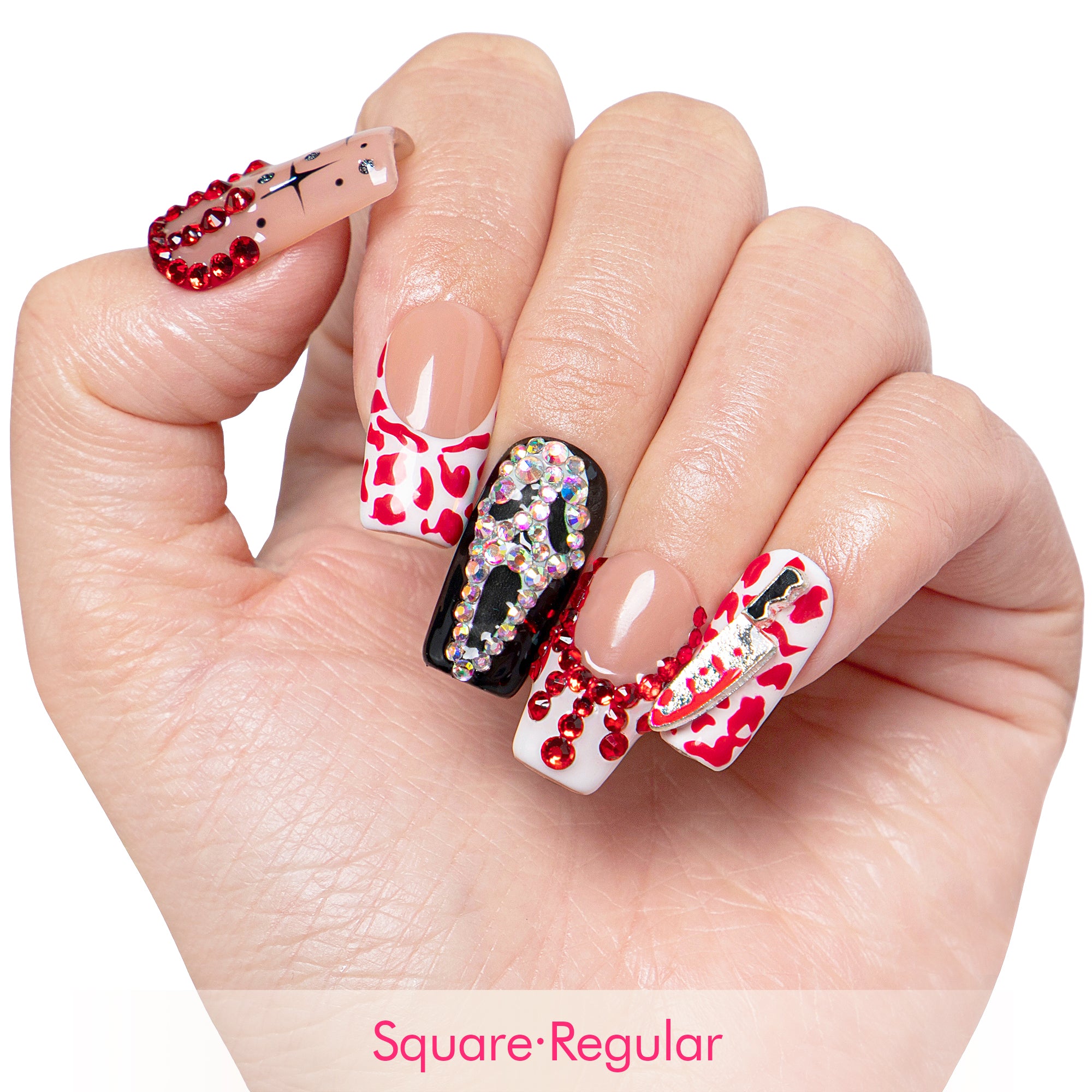 Scream Night Handmade Nails H662