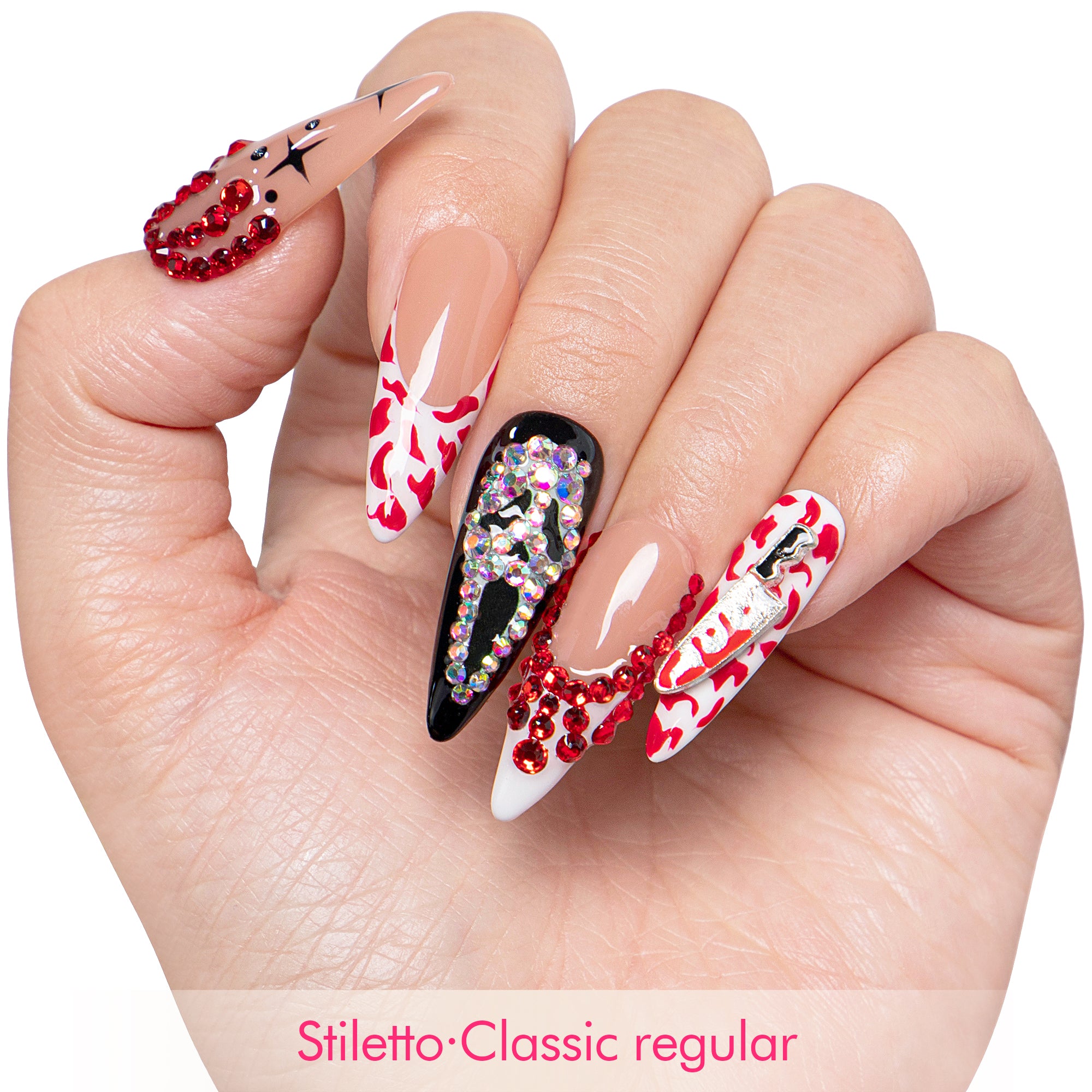 Scream Night Handmade Nails H662