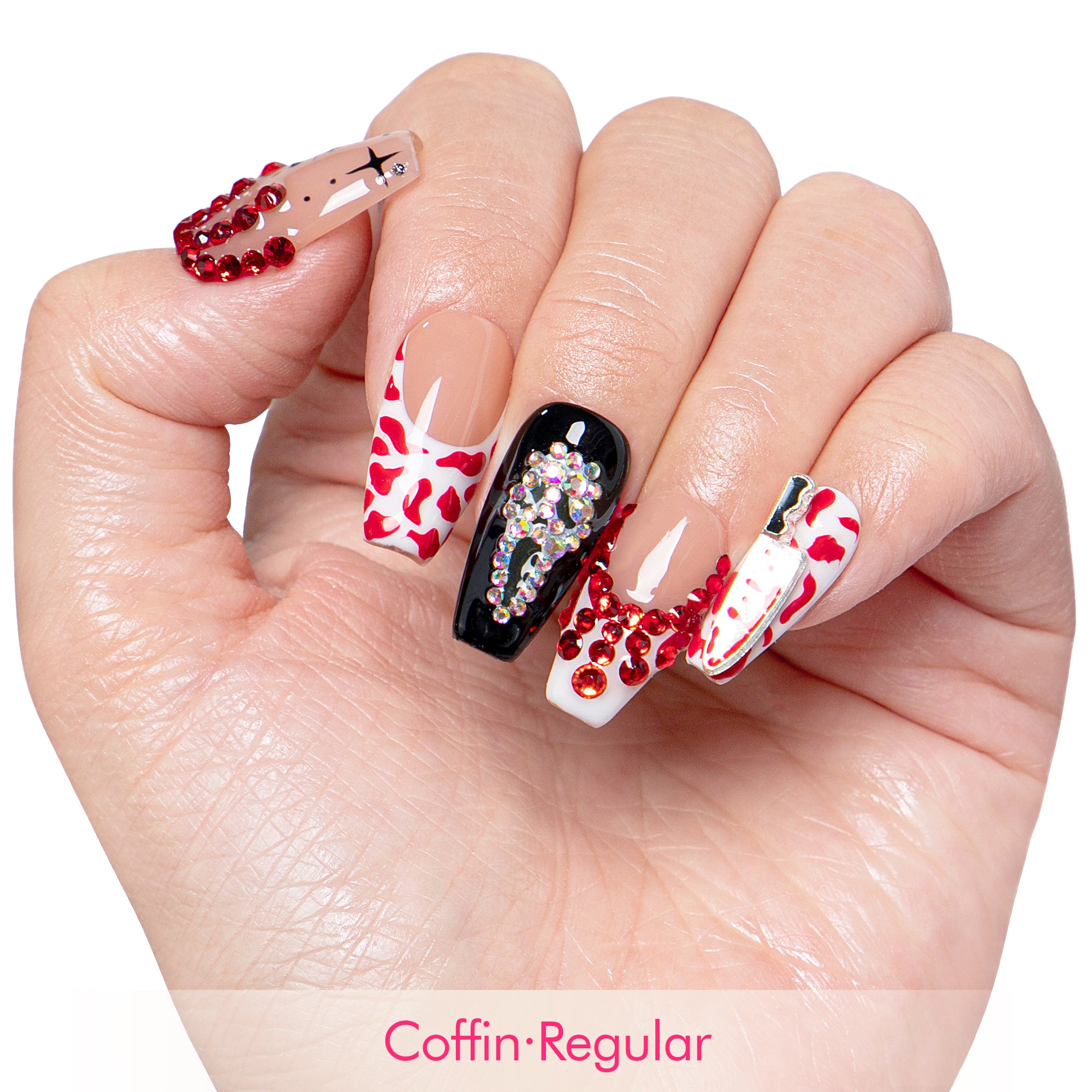 Scream Night Handmade Nails H662