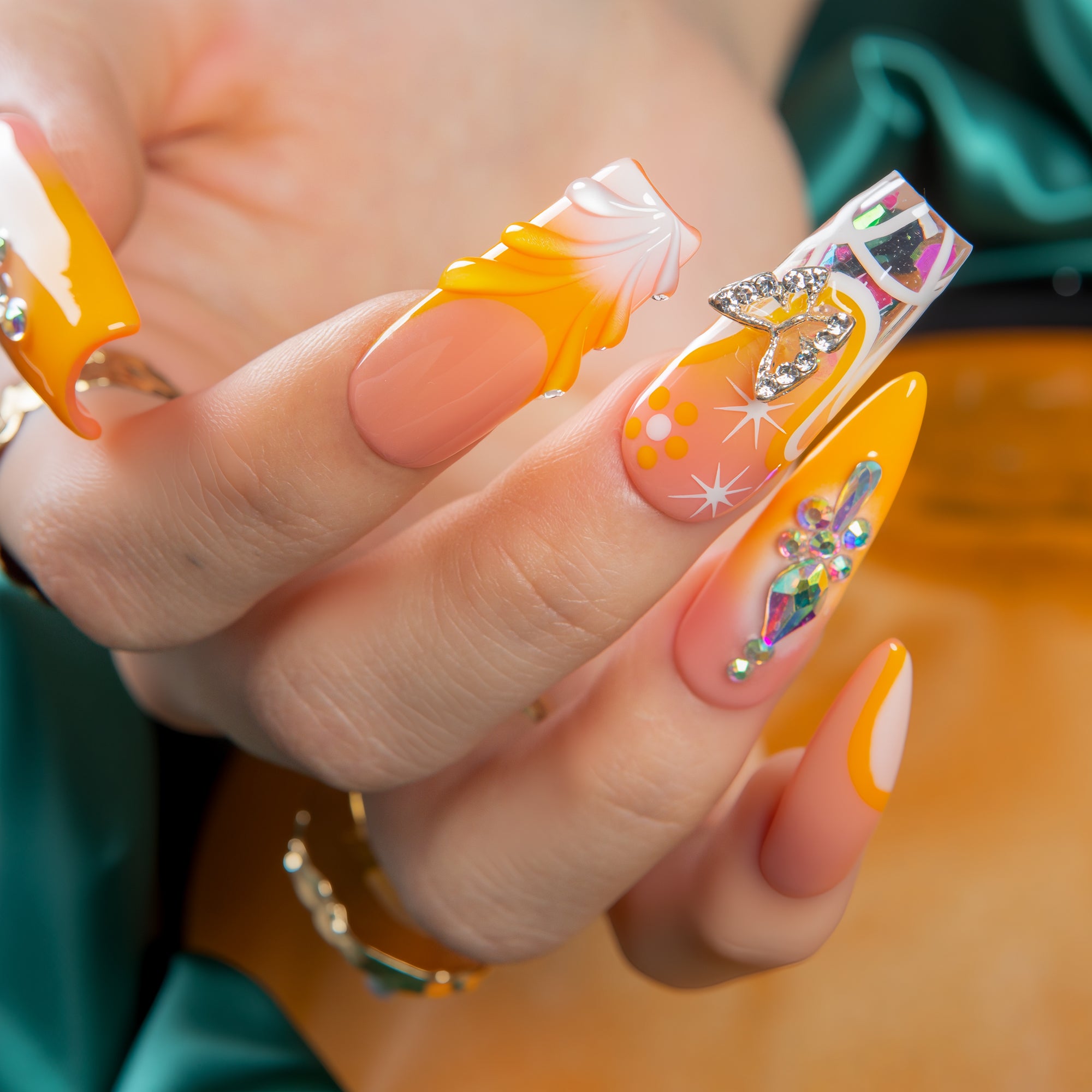 Sunlit Dream Handmade Nails H663