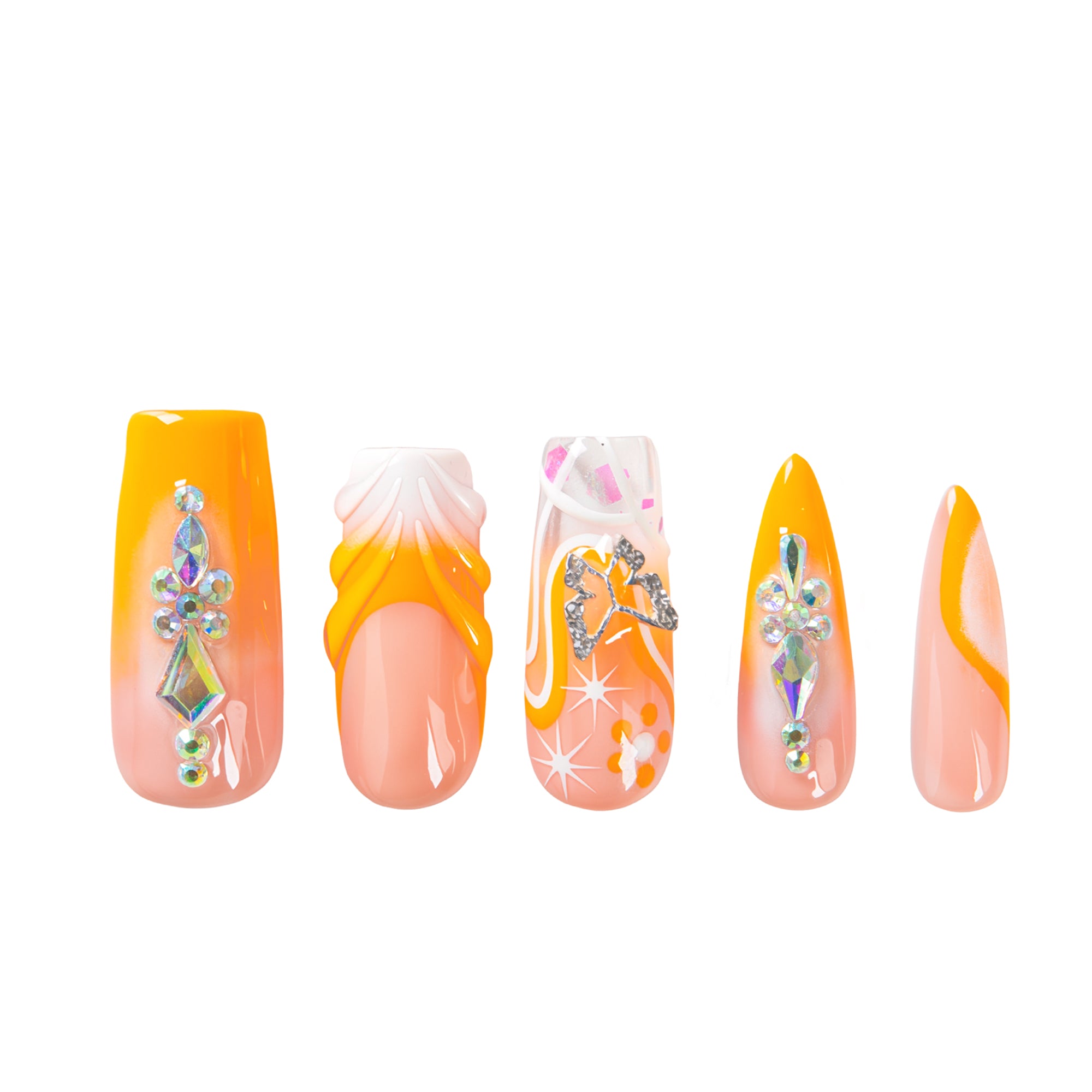 Sunlit Dream Handmade Nails H663