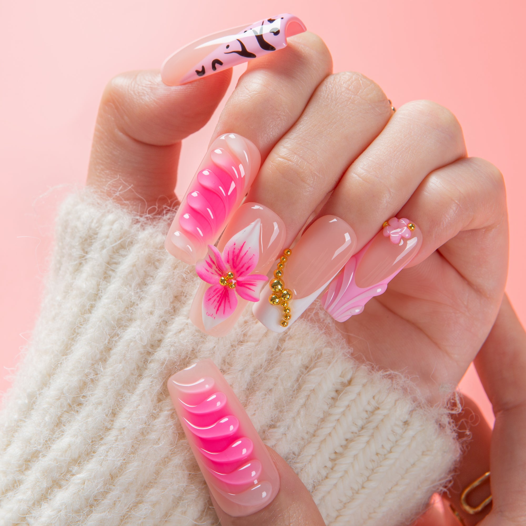 Sweet Kiss Handmade Nails H664