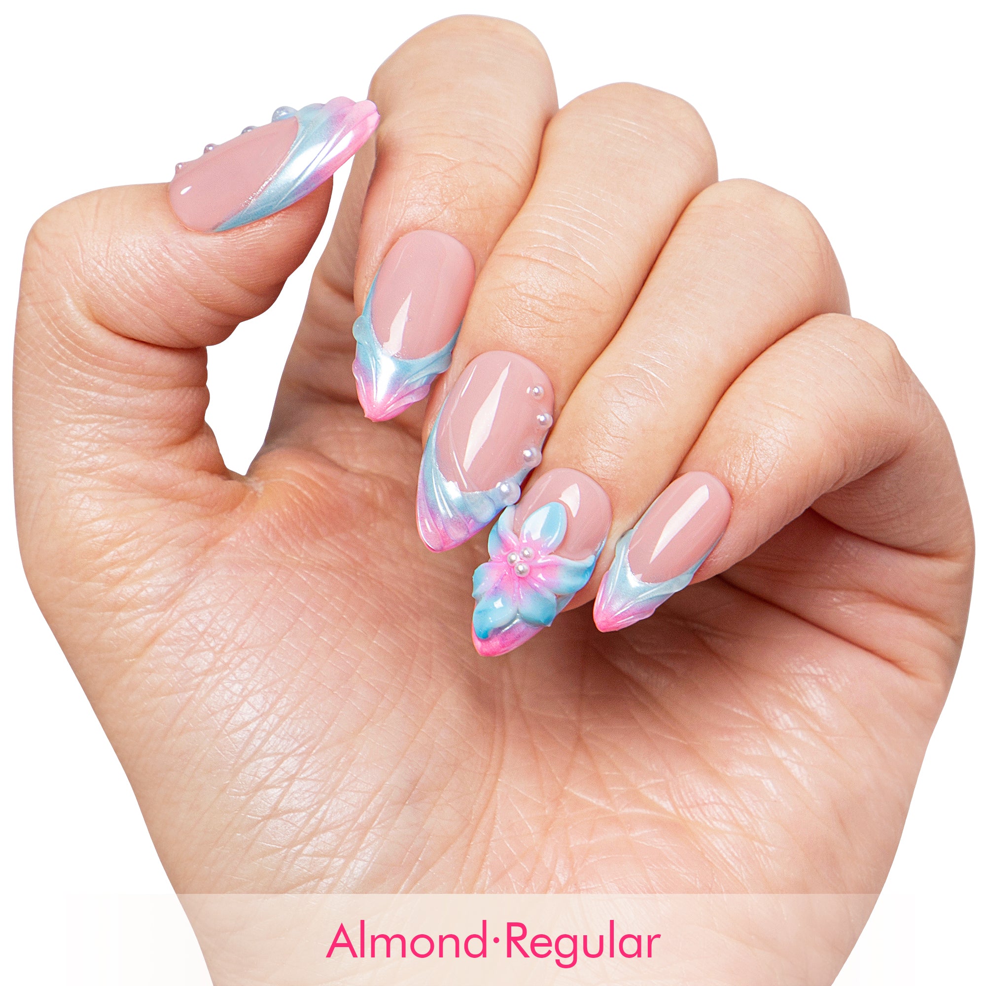 Dreamy Ocean Handmade Nails H671