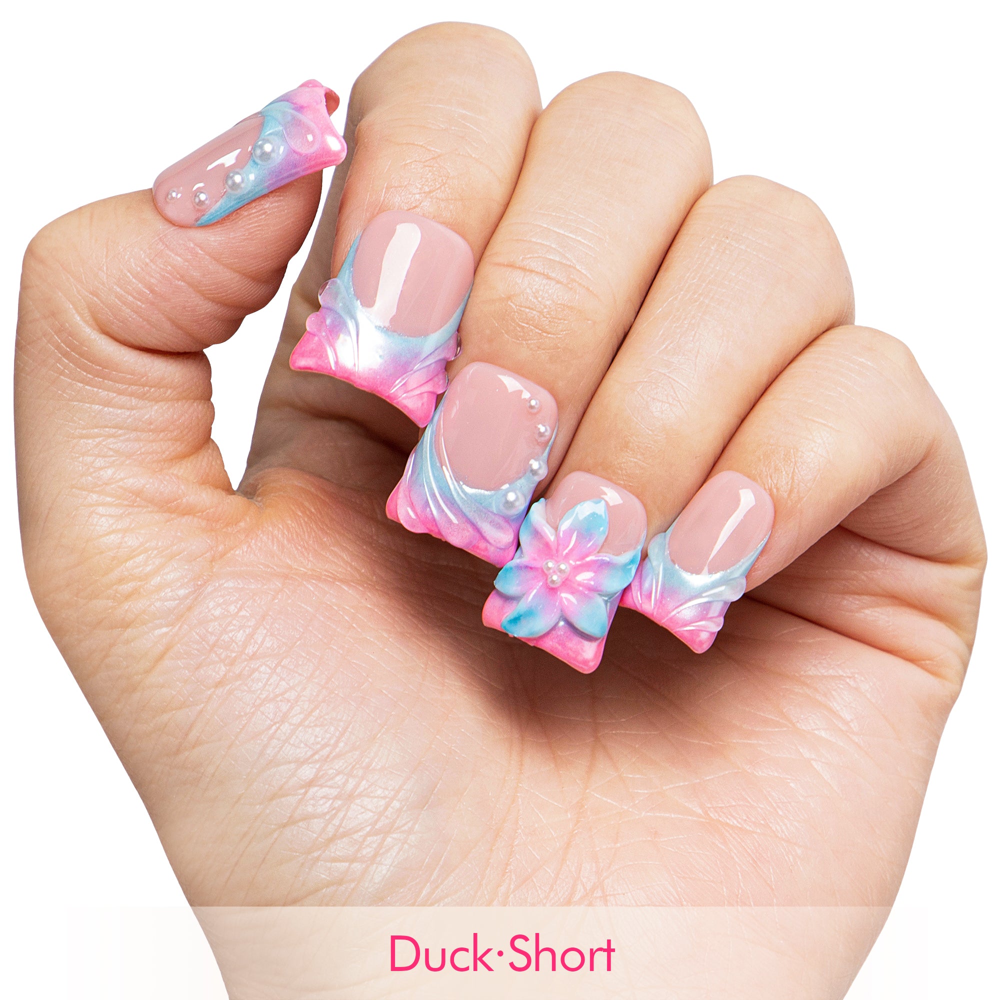 Dreamy Ocean Handmade Nails H671