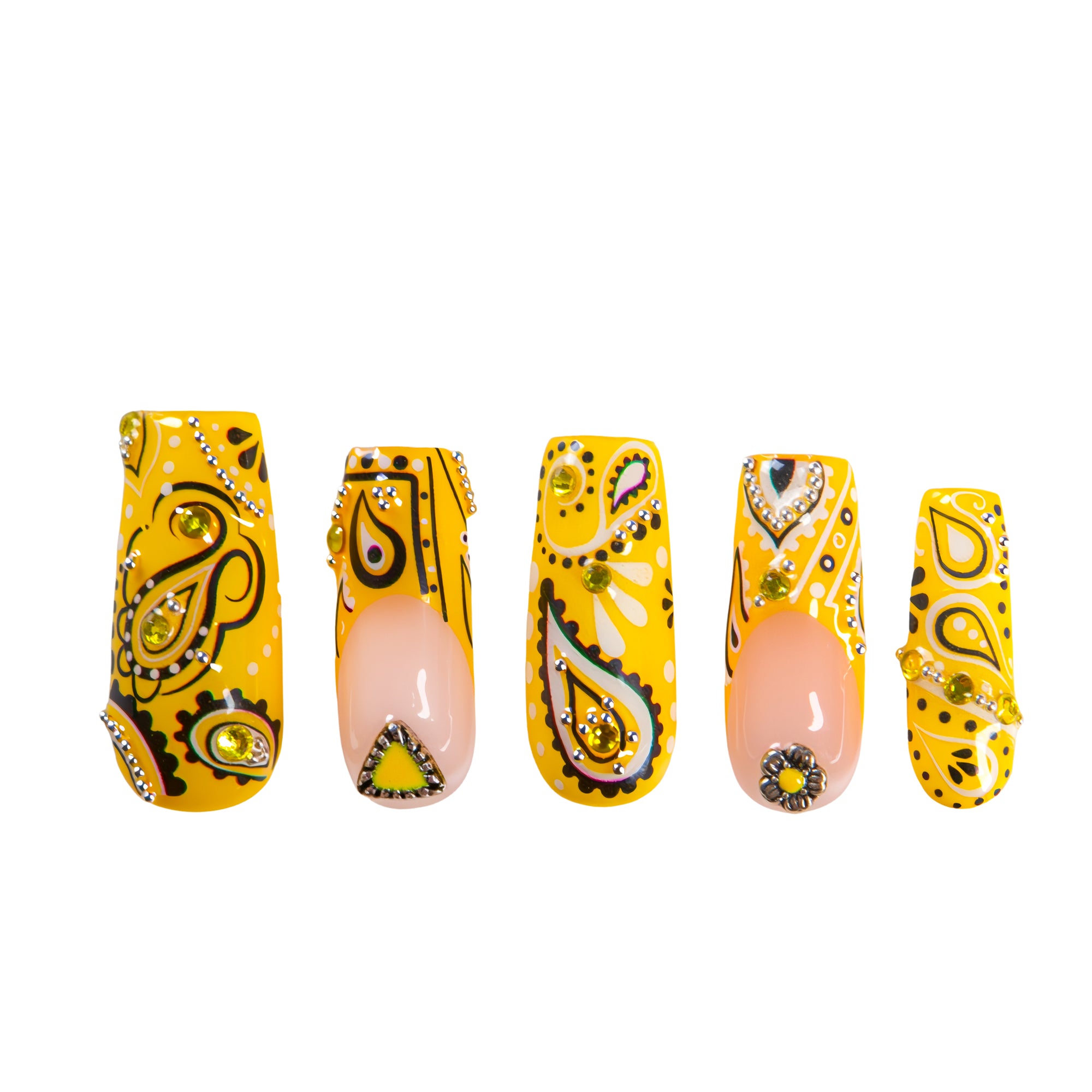 Paisley Rhapsody Handmade Nails H673