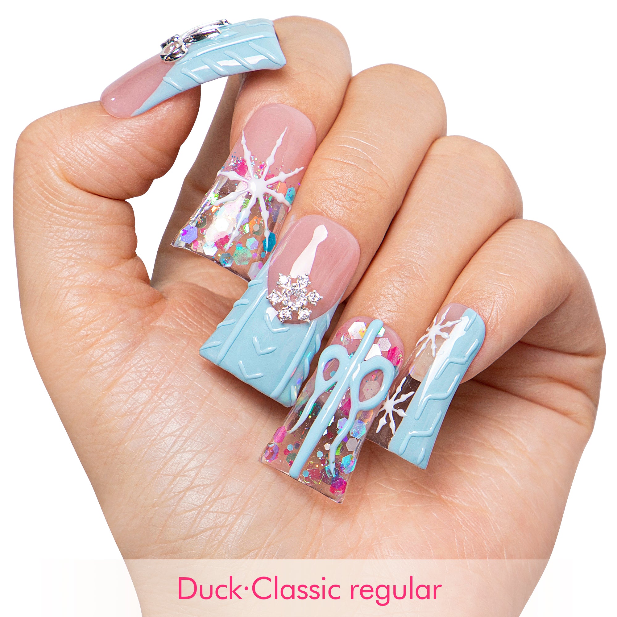 Winter Cozy Handmade Nails H677