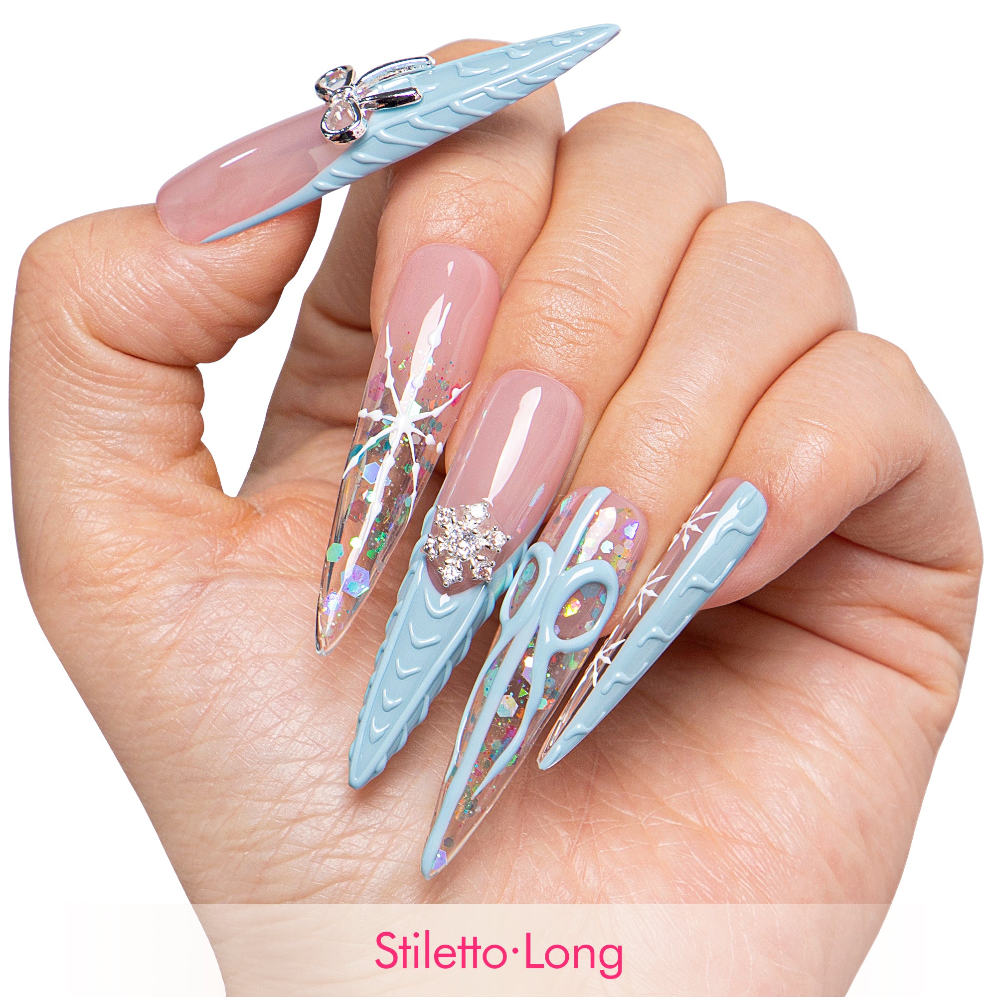 Winter Cozy Handmade Nails H677