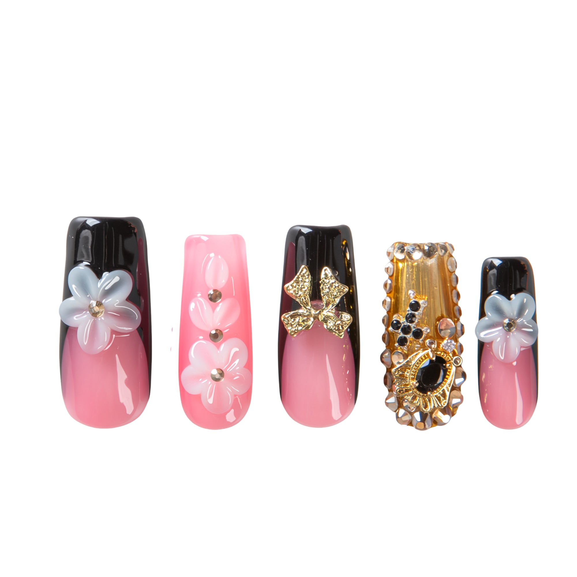 Noir Diva Handmade Nails H685