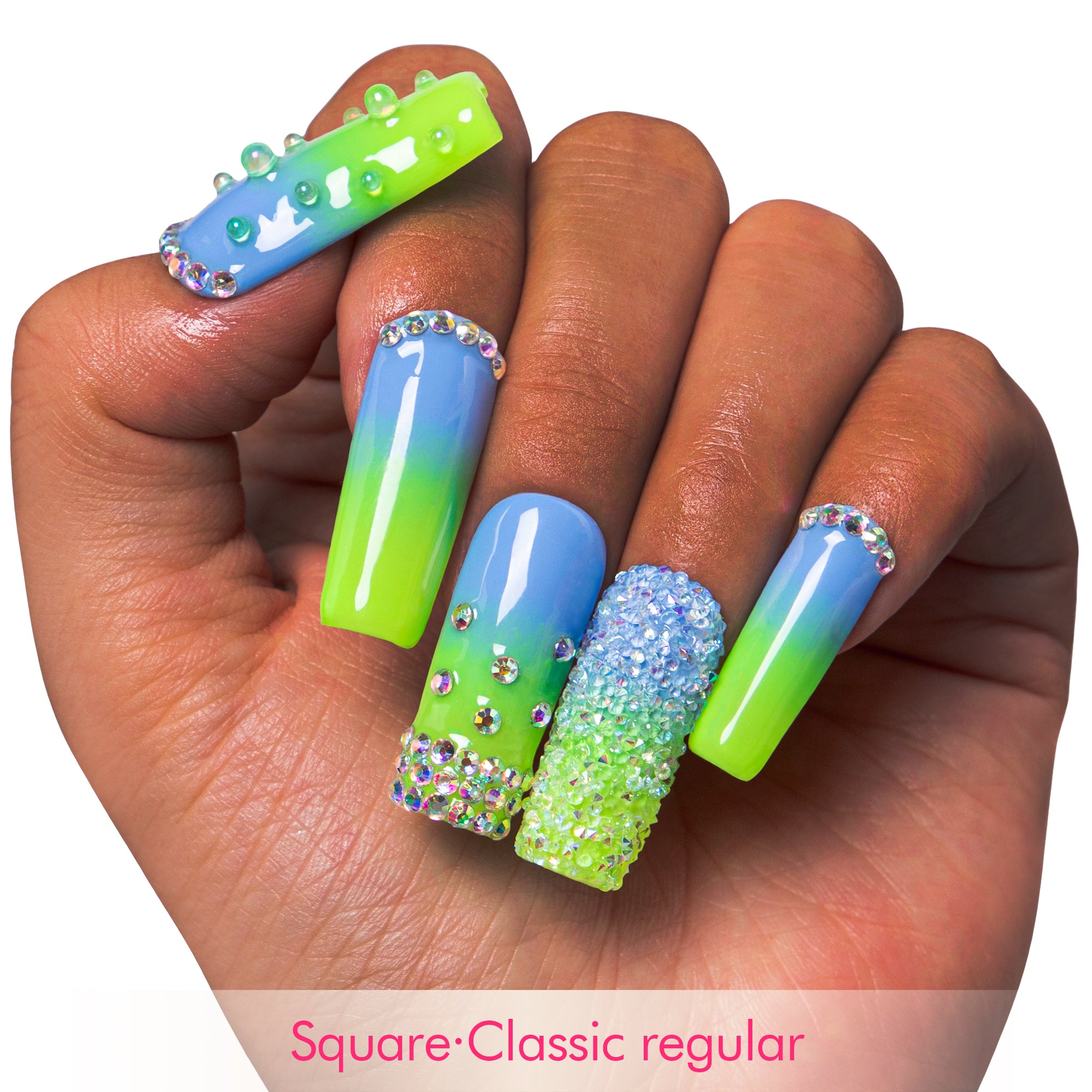 Dreamy Sky Luxury Handmade Nails H69