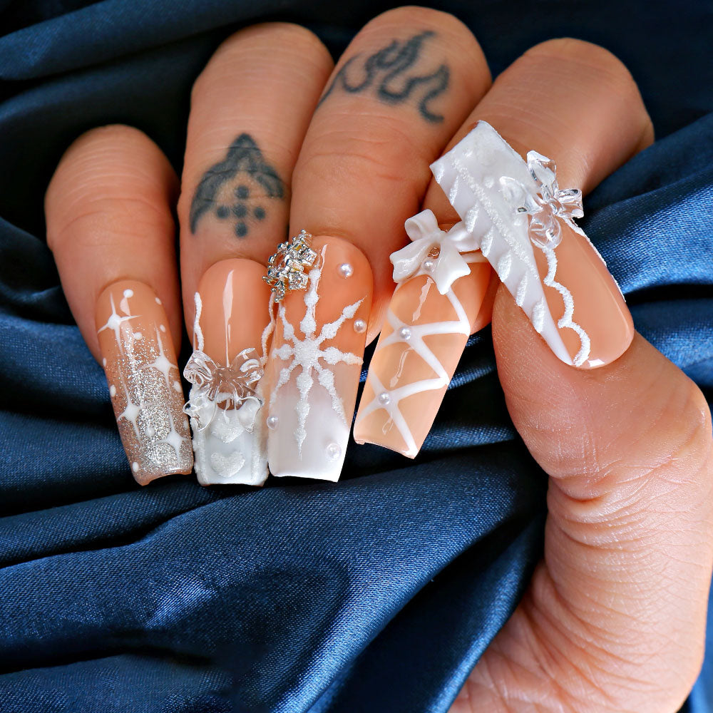 Frost Gift Handmade Nails H693
