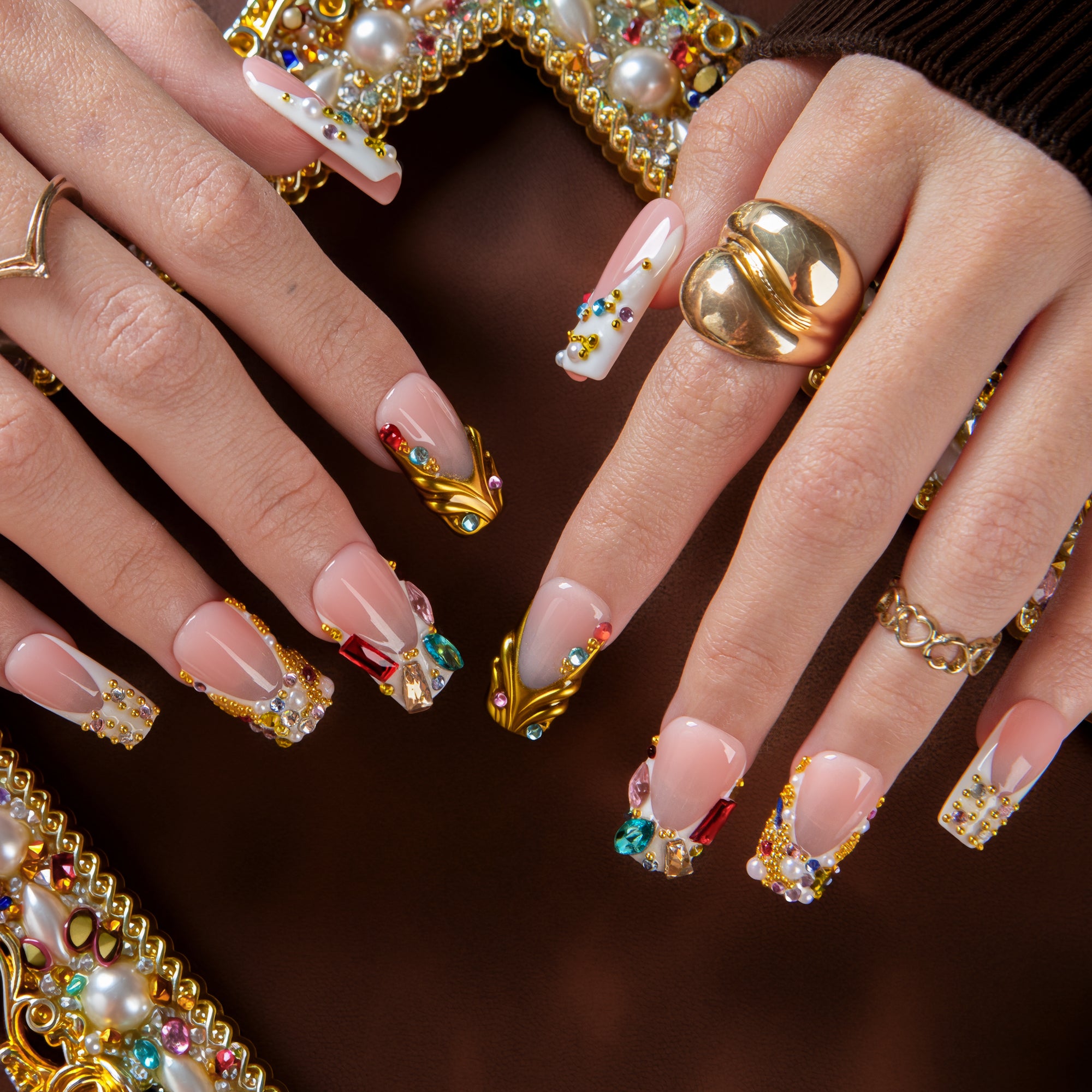 Jewel Feast Handmade Nails H694