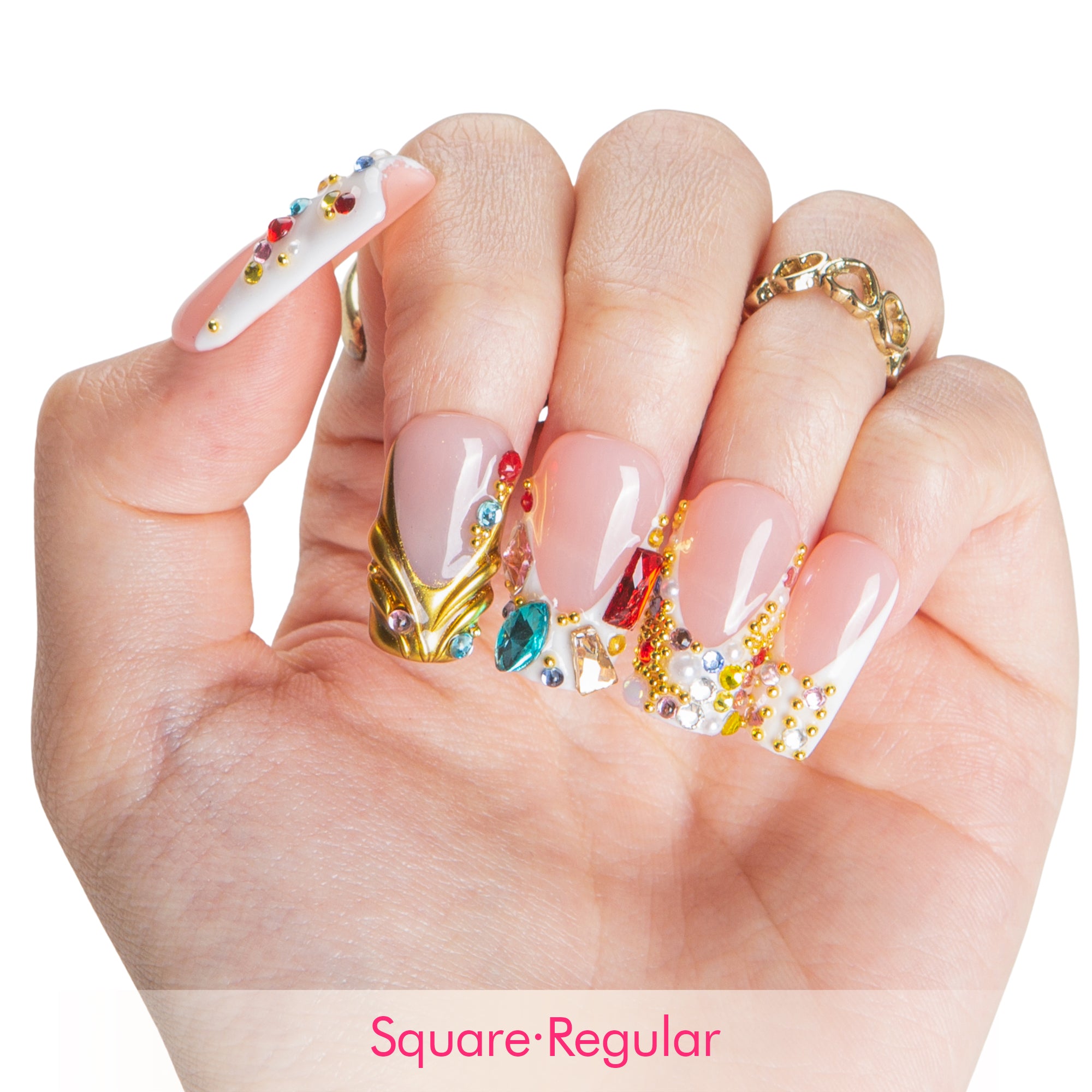 Jewel Feast Handmade Nails H694