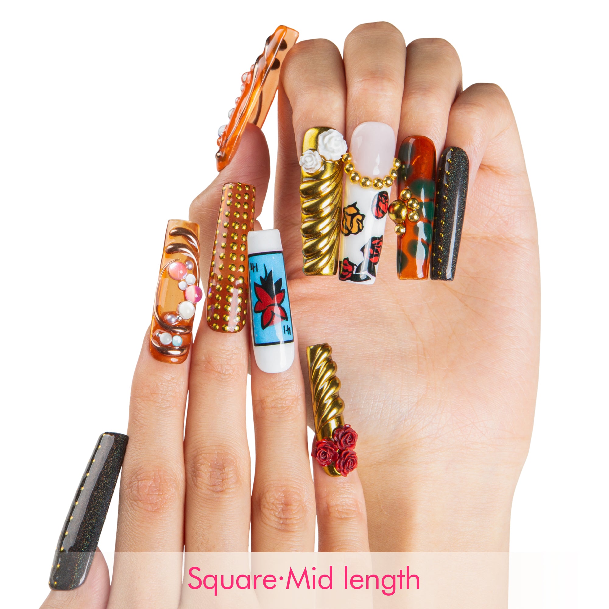 Rogue Rose Handmade Nails H702