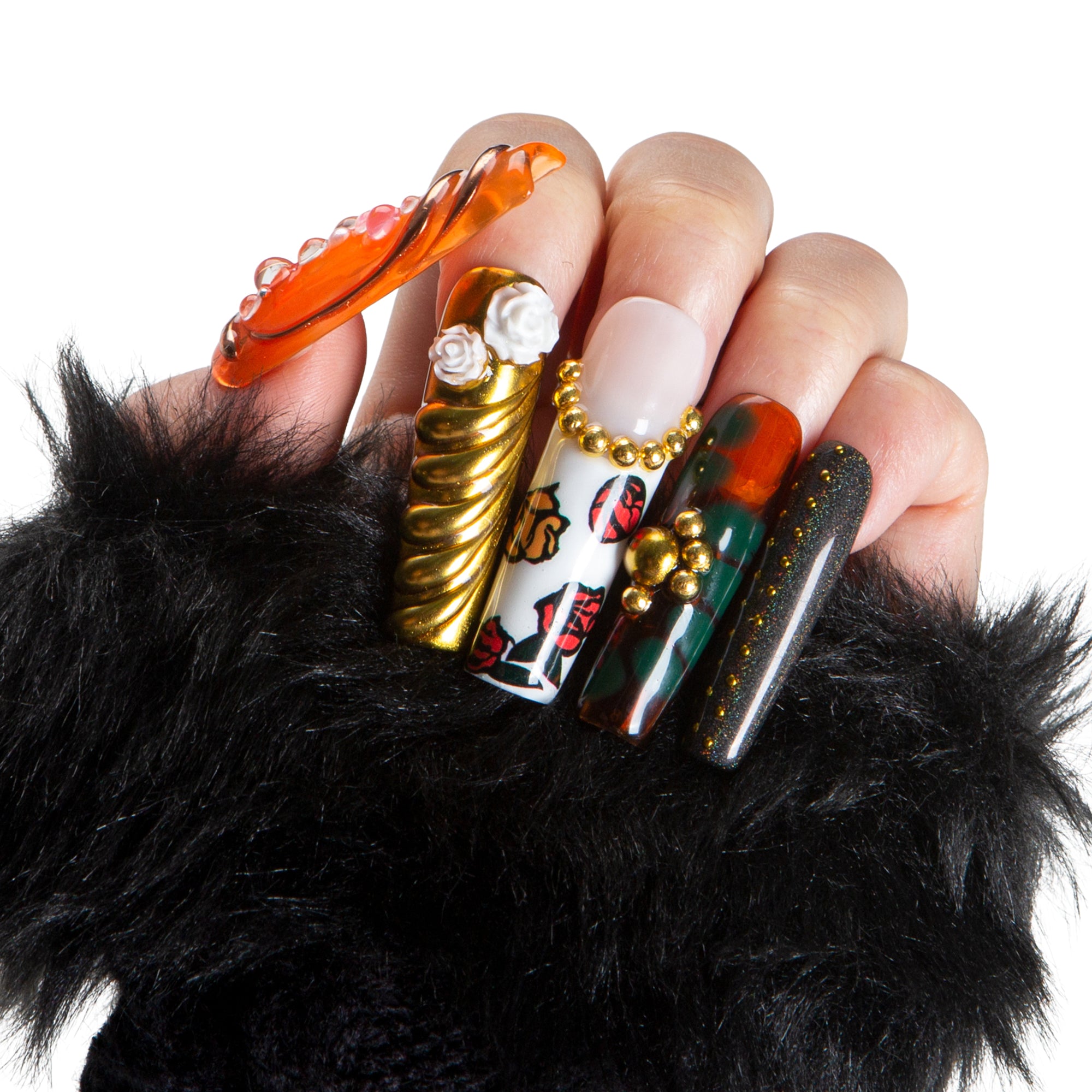 Rogue Rose Handmade Nails H702