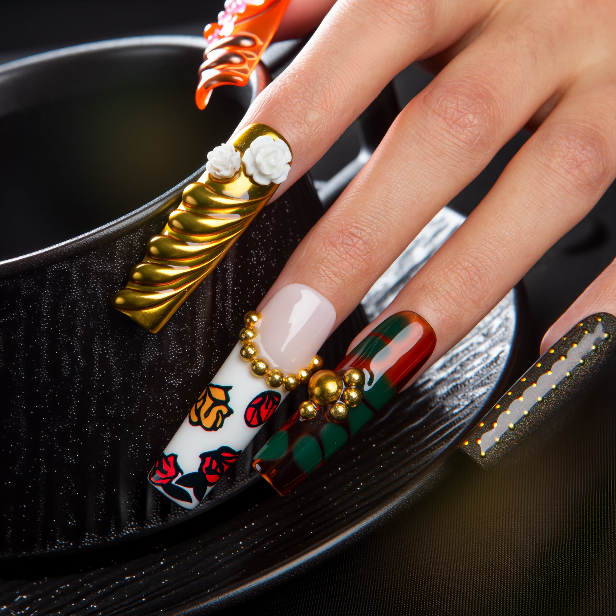 Rogue Rose Handmade Nails H702