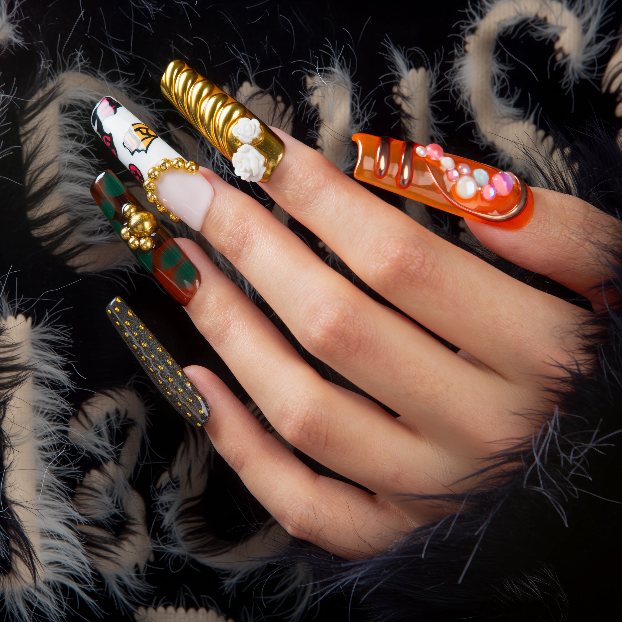 Rogue Rose Handmade Nails H702