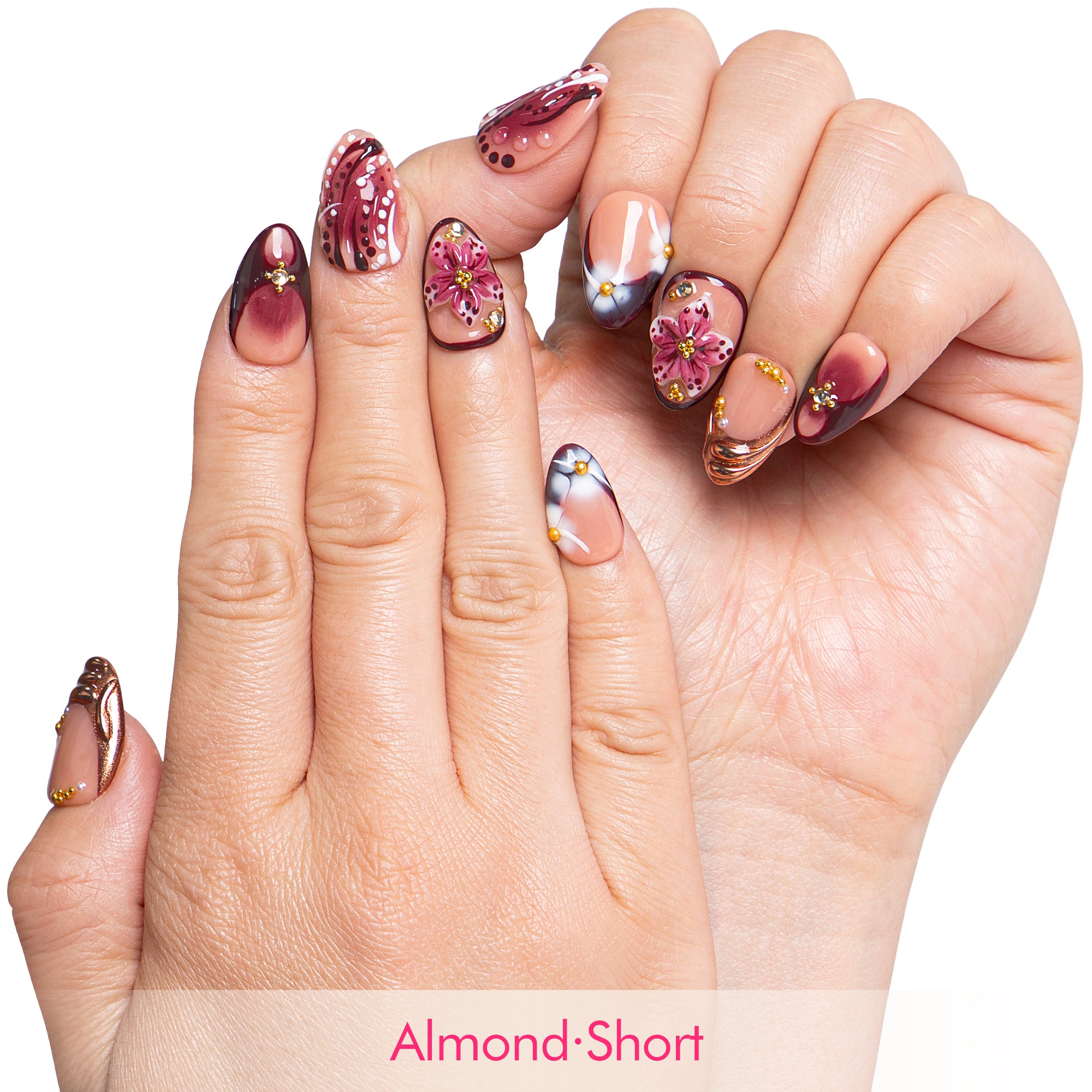 Vintage Dance Handmade Nails H713