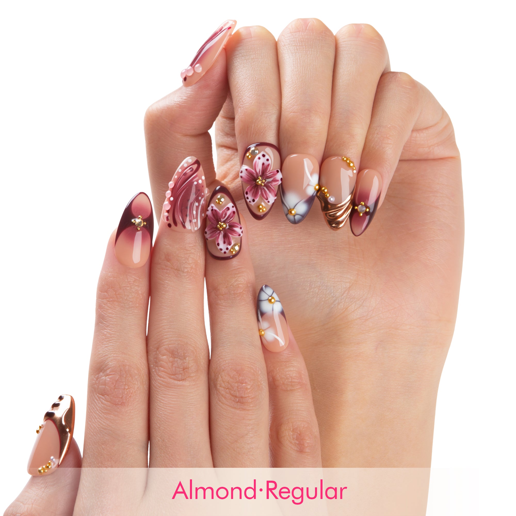 Vintage Dance Handmade Nails H713