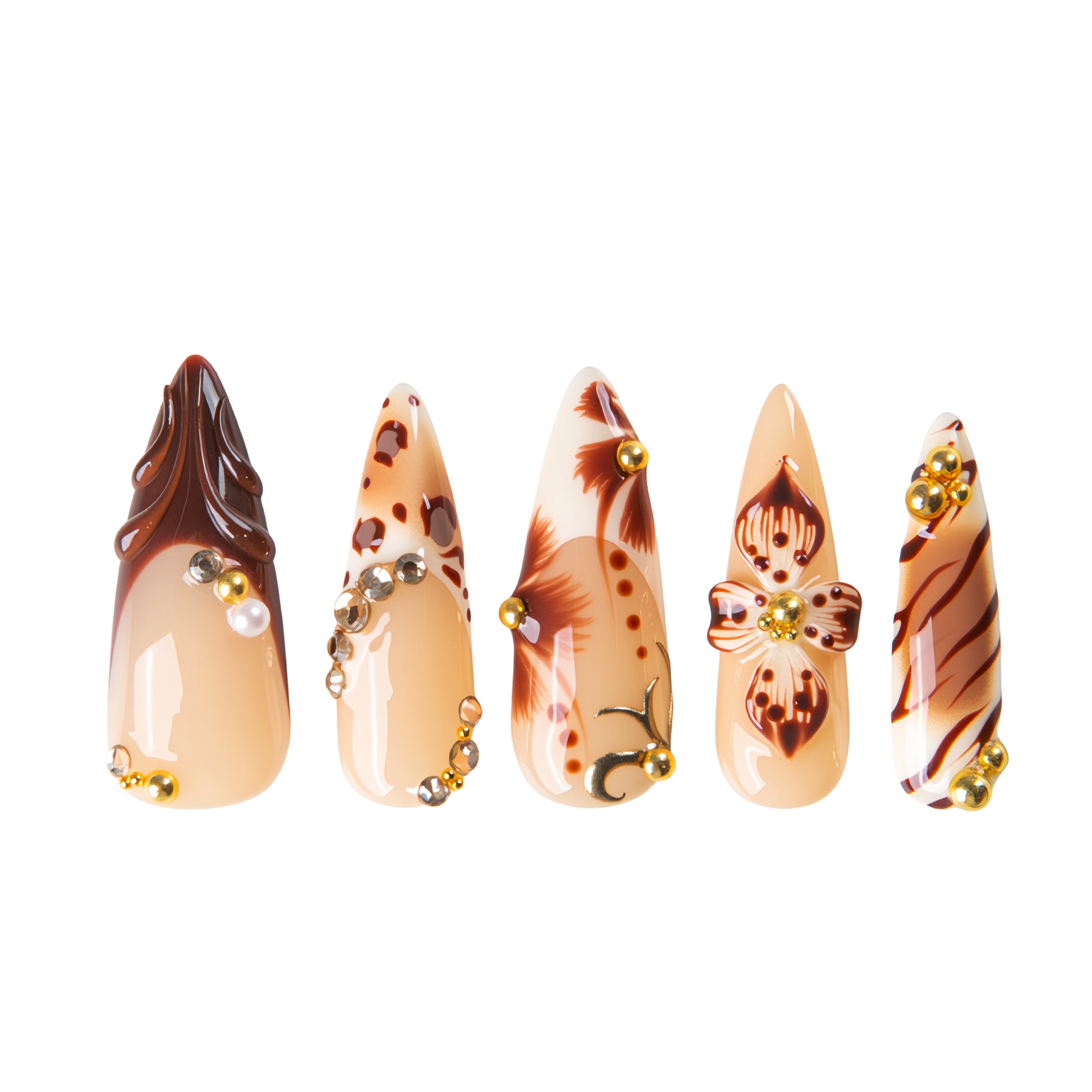 Wild Cocoa Handmade Nails H718