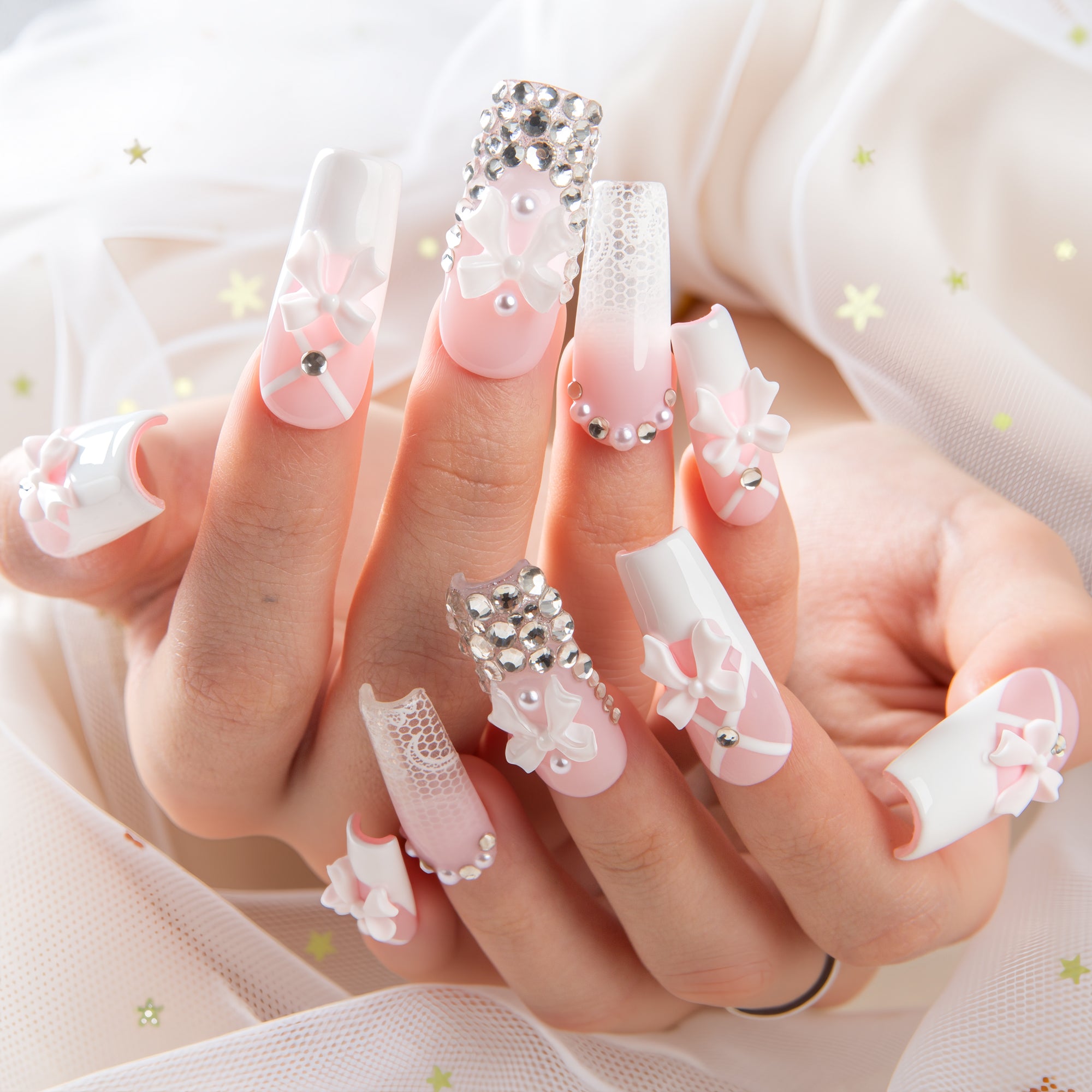 Ribbon Dream Handmade Nails H720