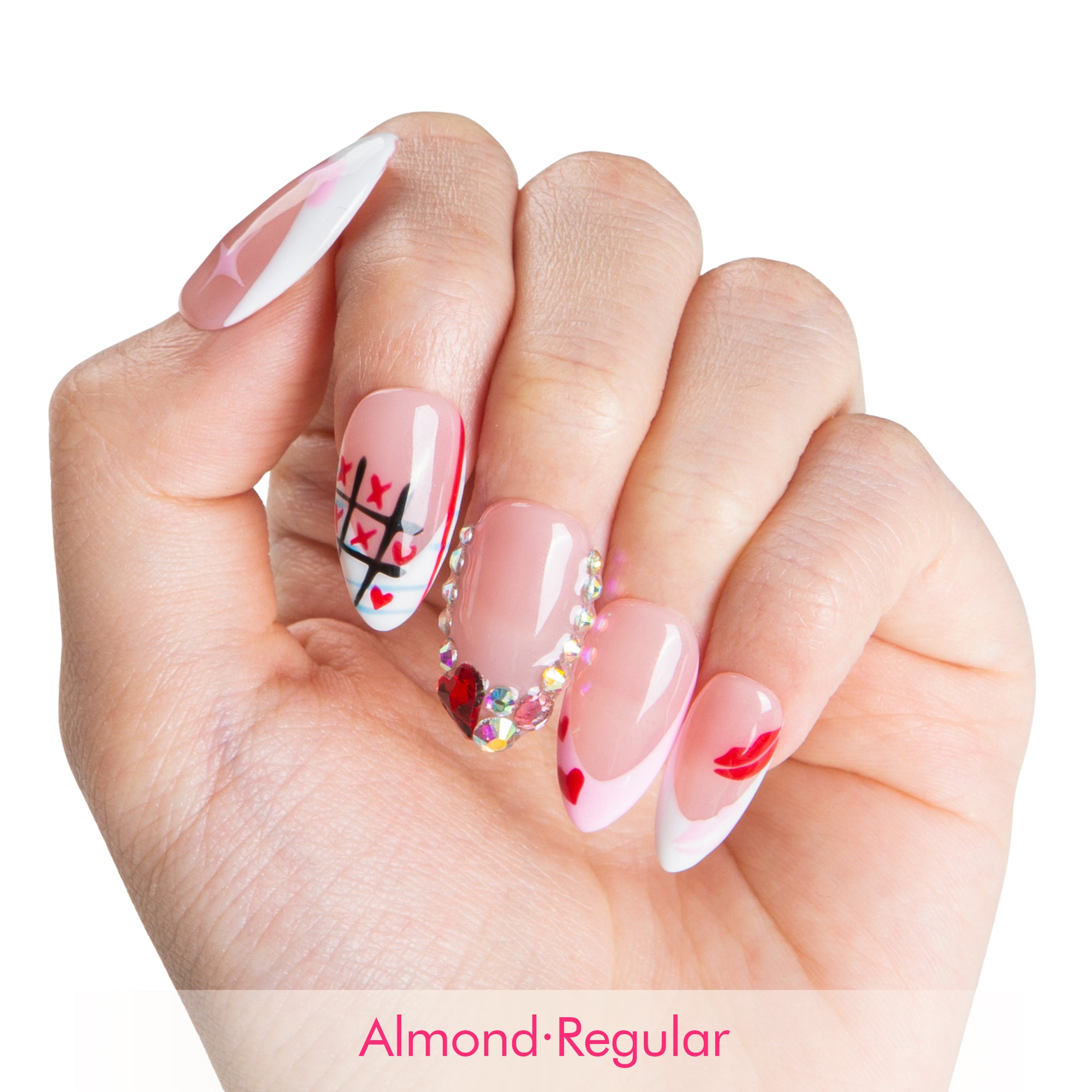 Heartbeat Diary Handmade Nails H729