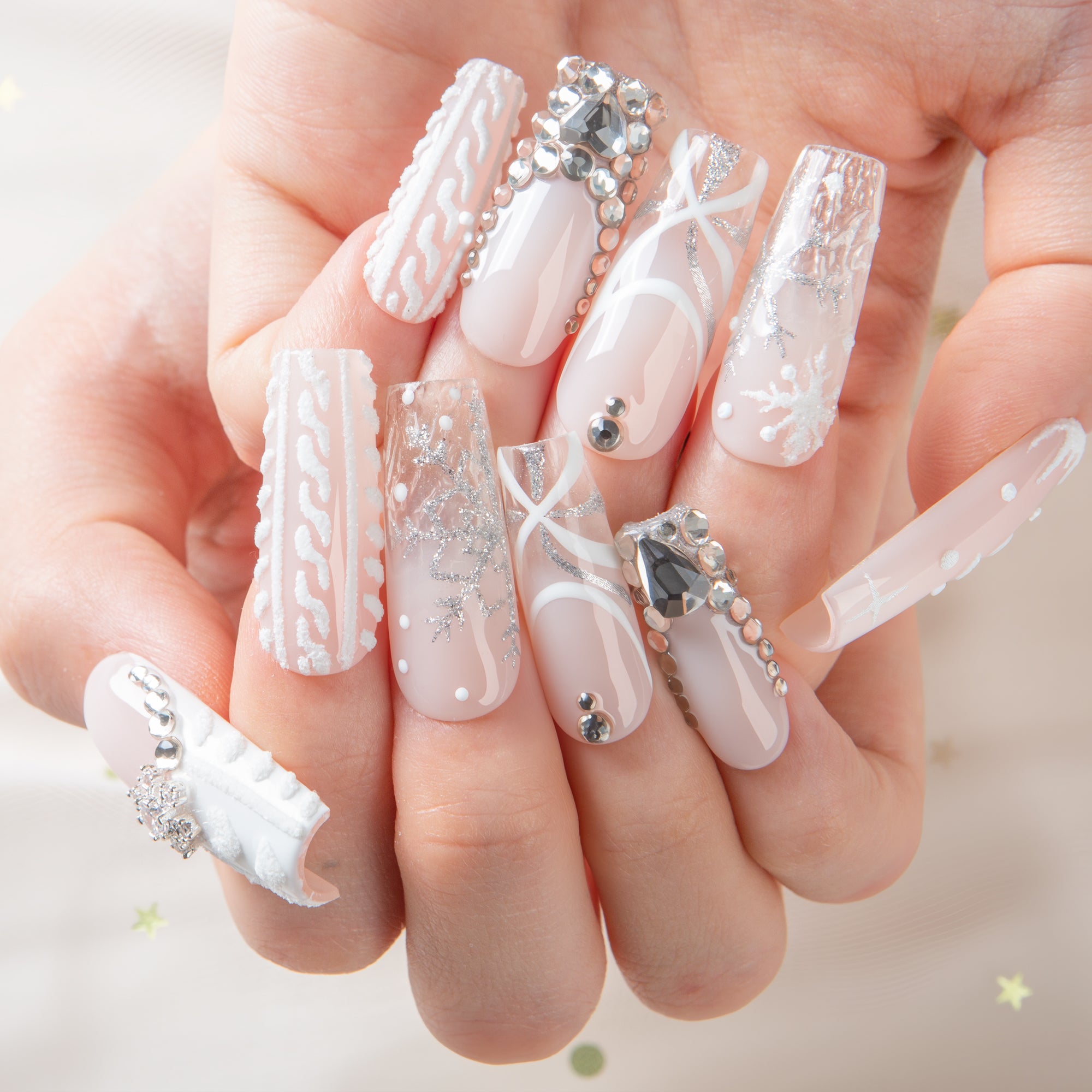 Snowlight Couture Handmade Nails H733