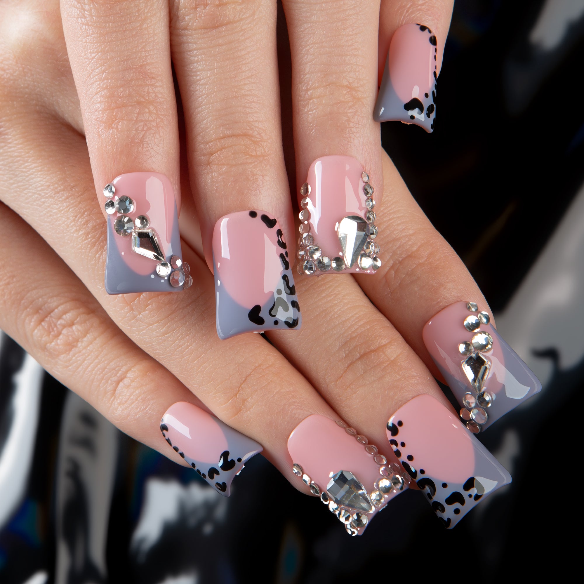 Leopard Éclat Handmade Nails H767