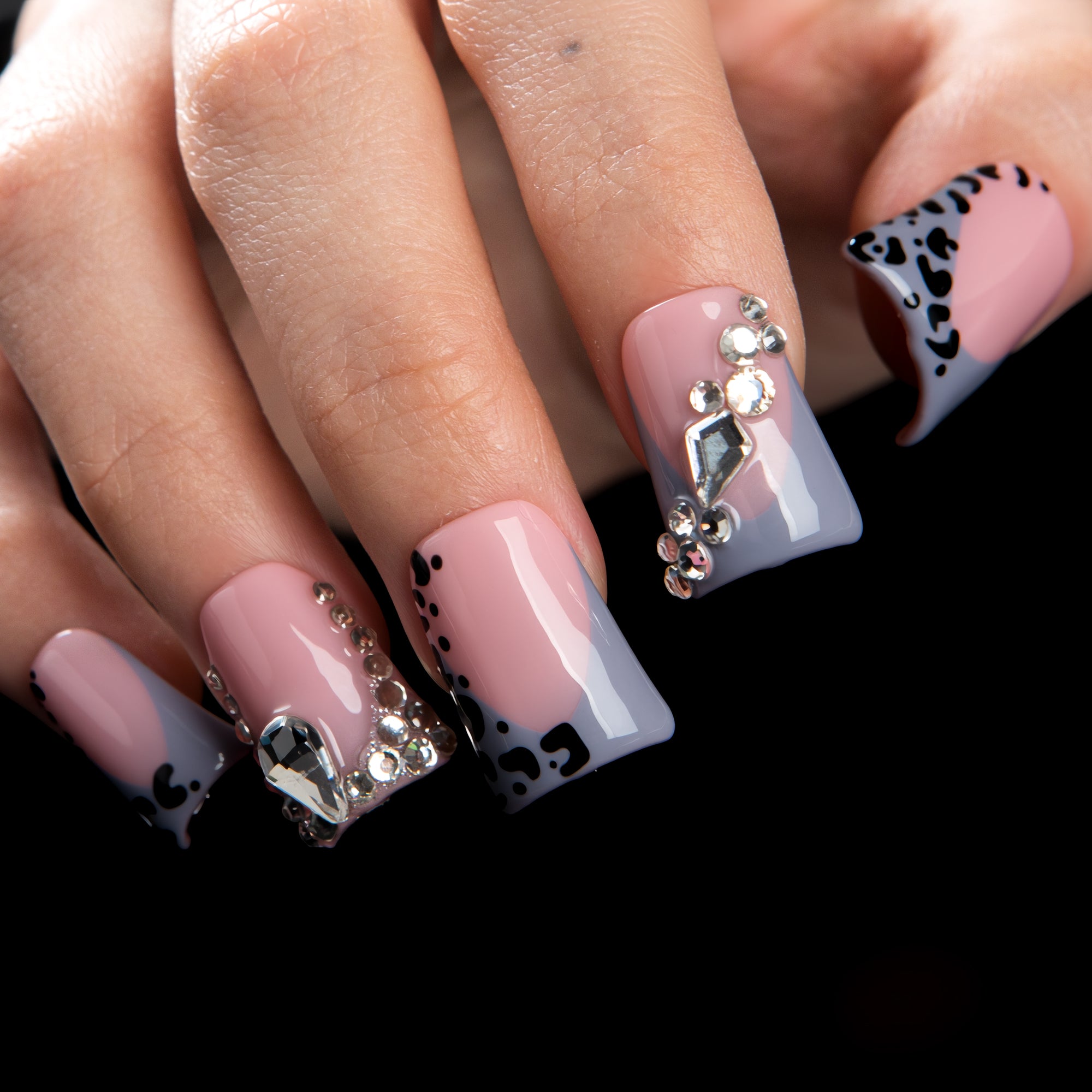 Leopard Éclat Handmade Nails H767