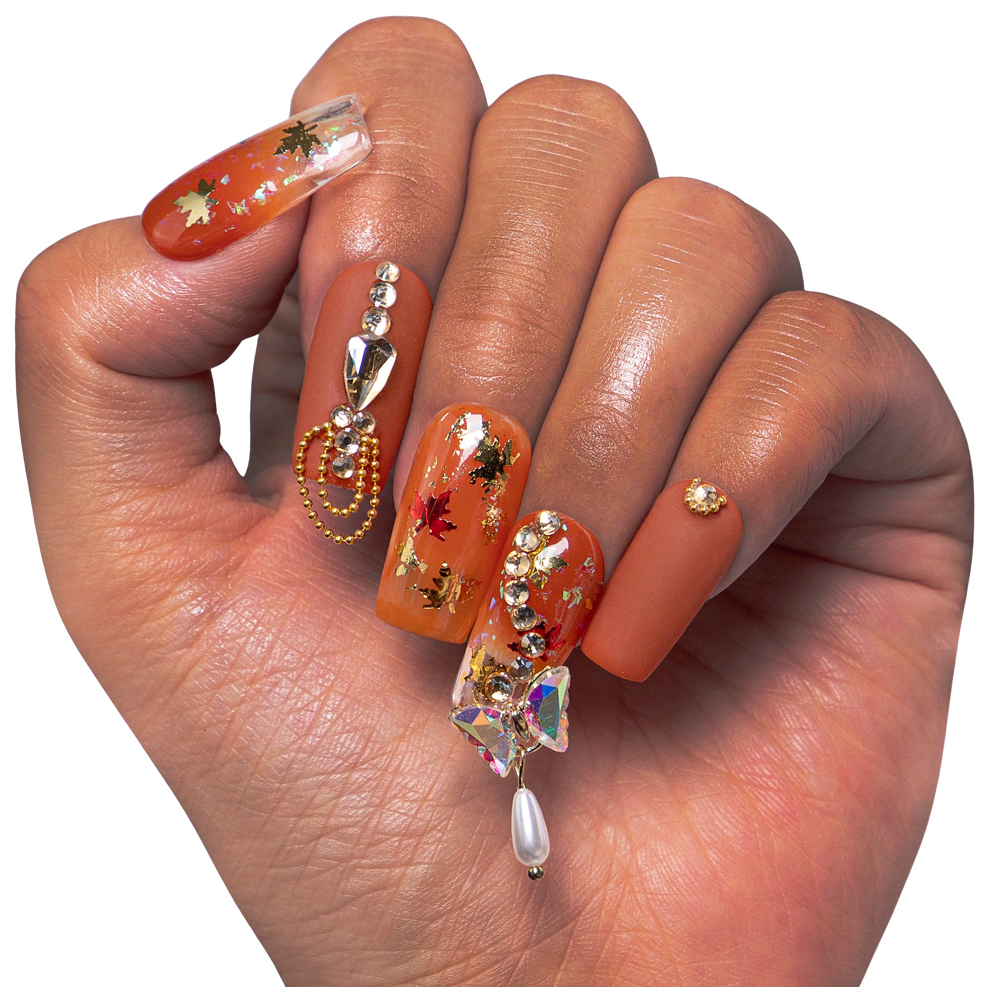 Fall Handmade Nails H77