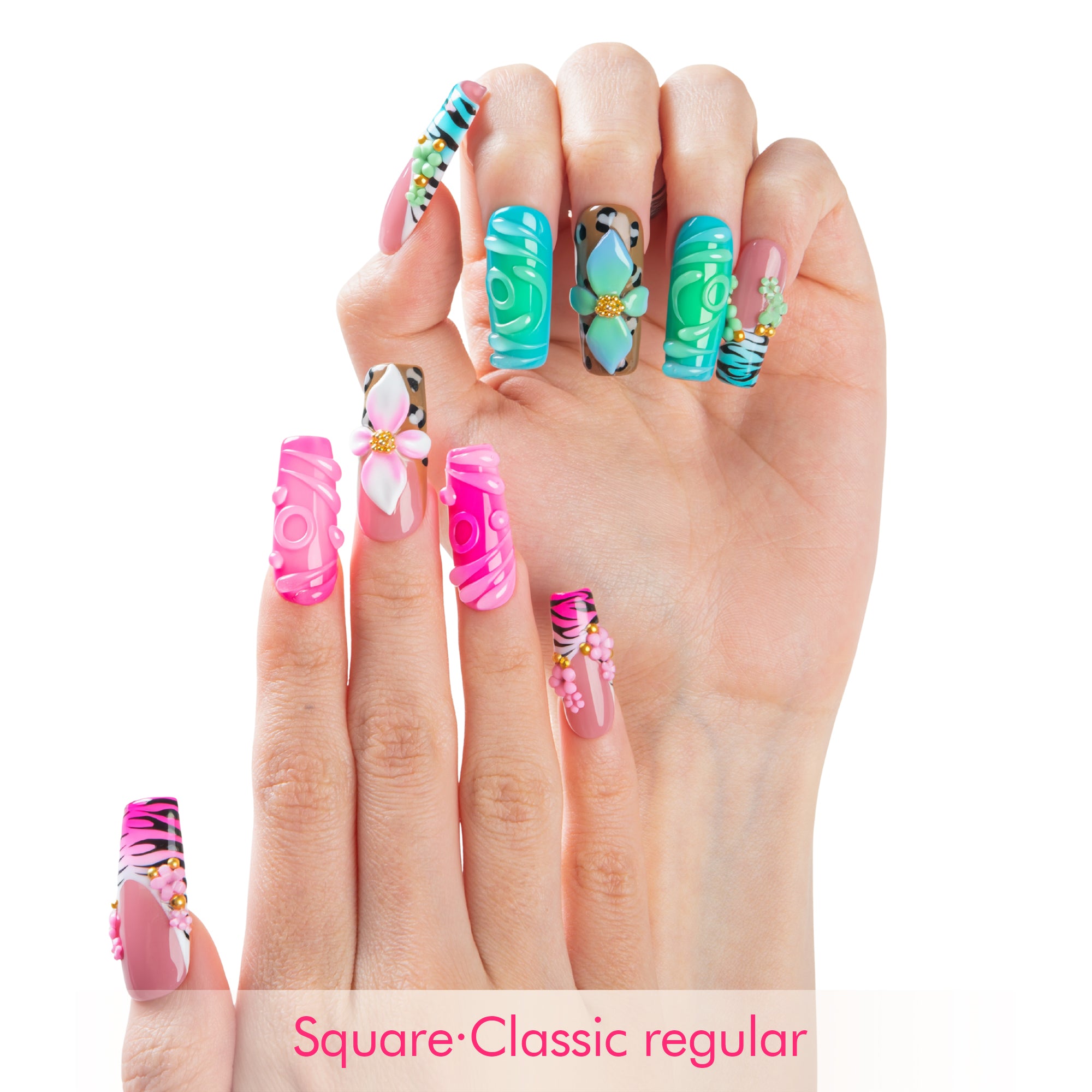 Pop Jungle Handmade Nails H773